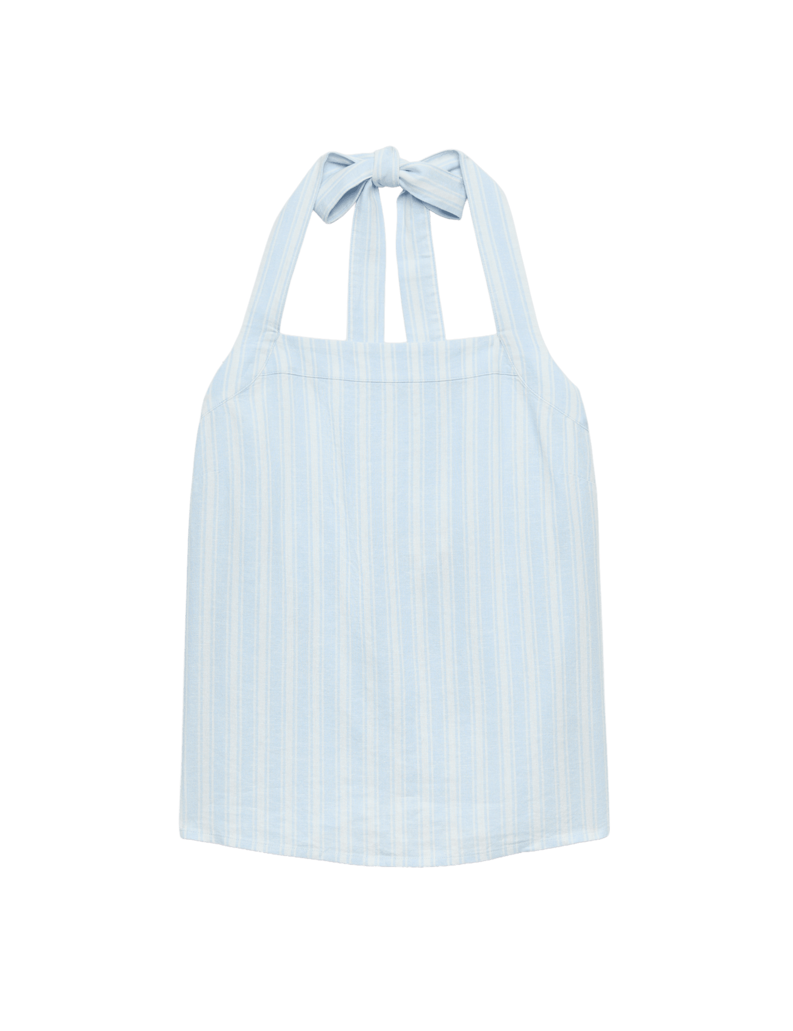 Linen Rich Printed Halter Neck Top - image 3