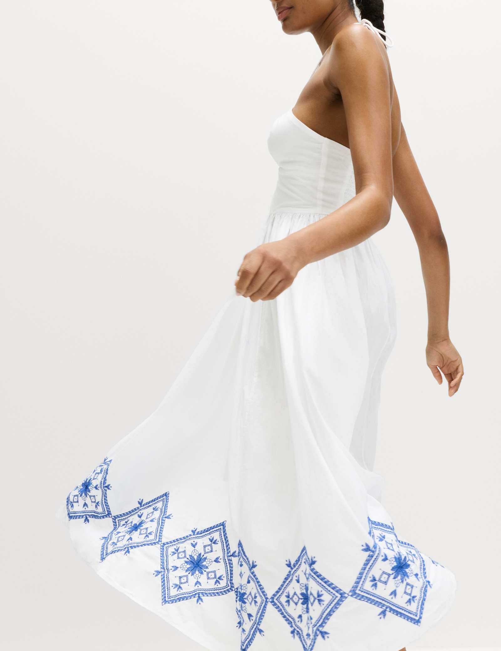 Cutout Embroidered Midaxi Beach Dress - image 4