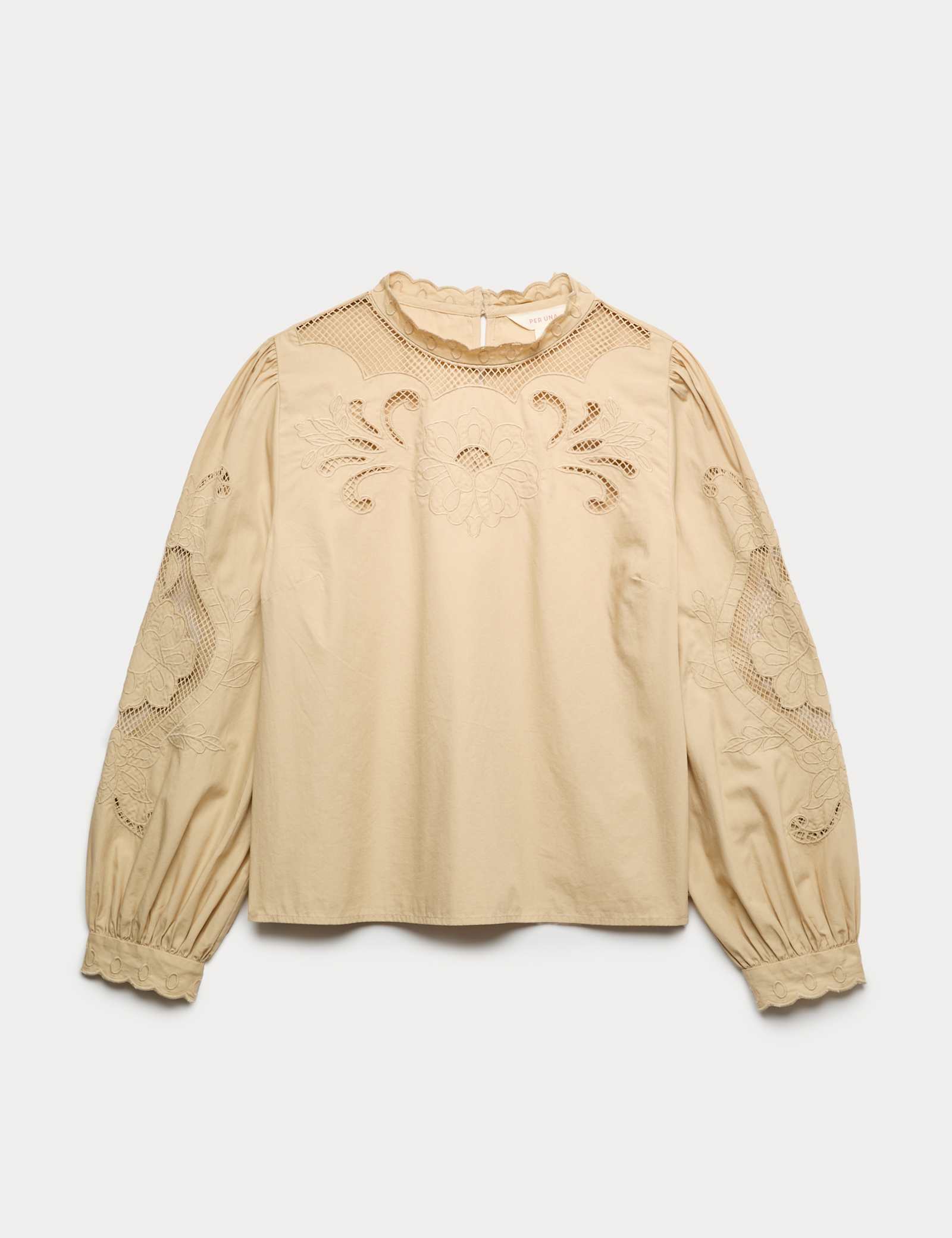 Pure Cotton Embroidered Blouse - image 1