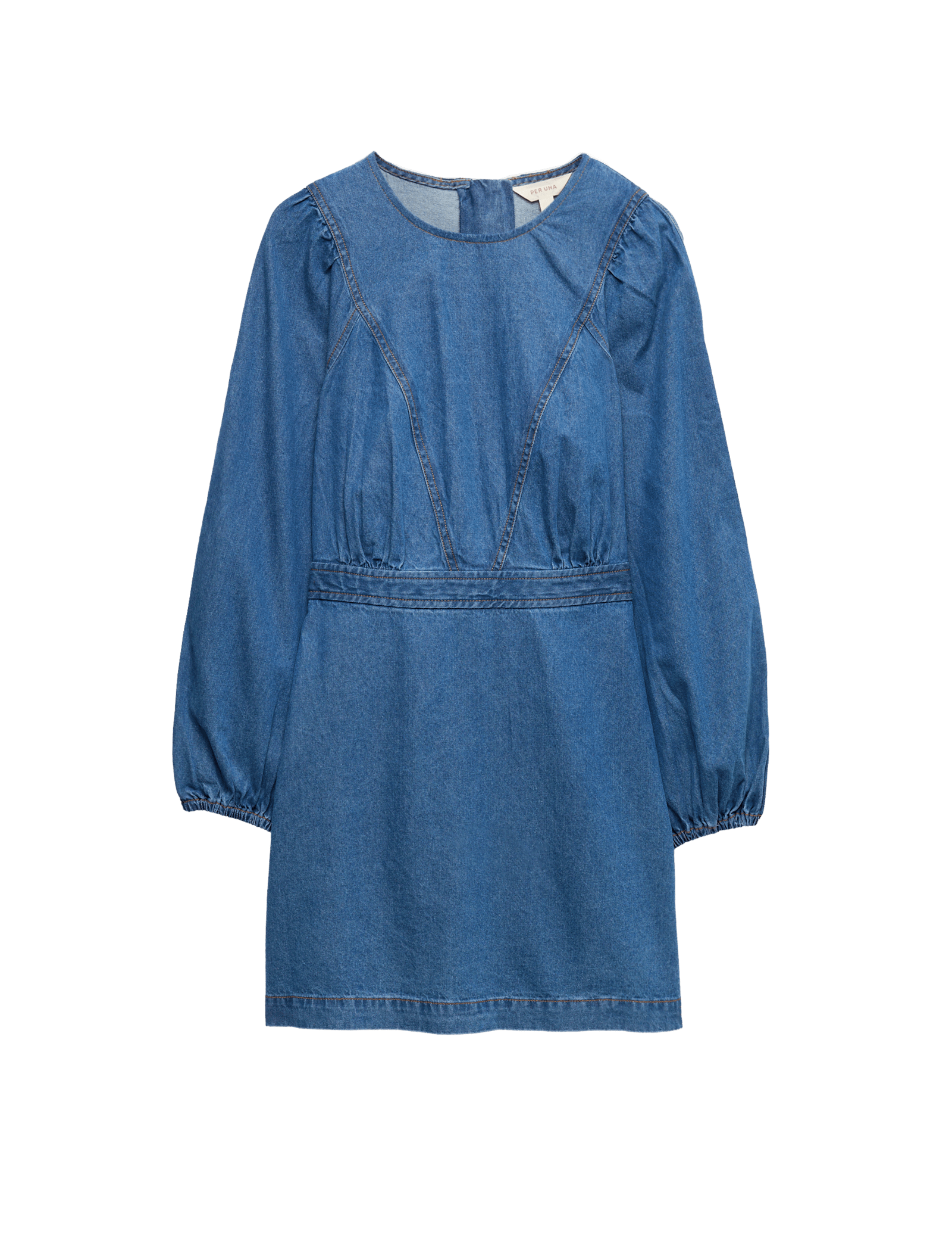 Pure Cotton Denim Mini Waisted Dress - image 3