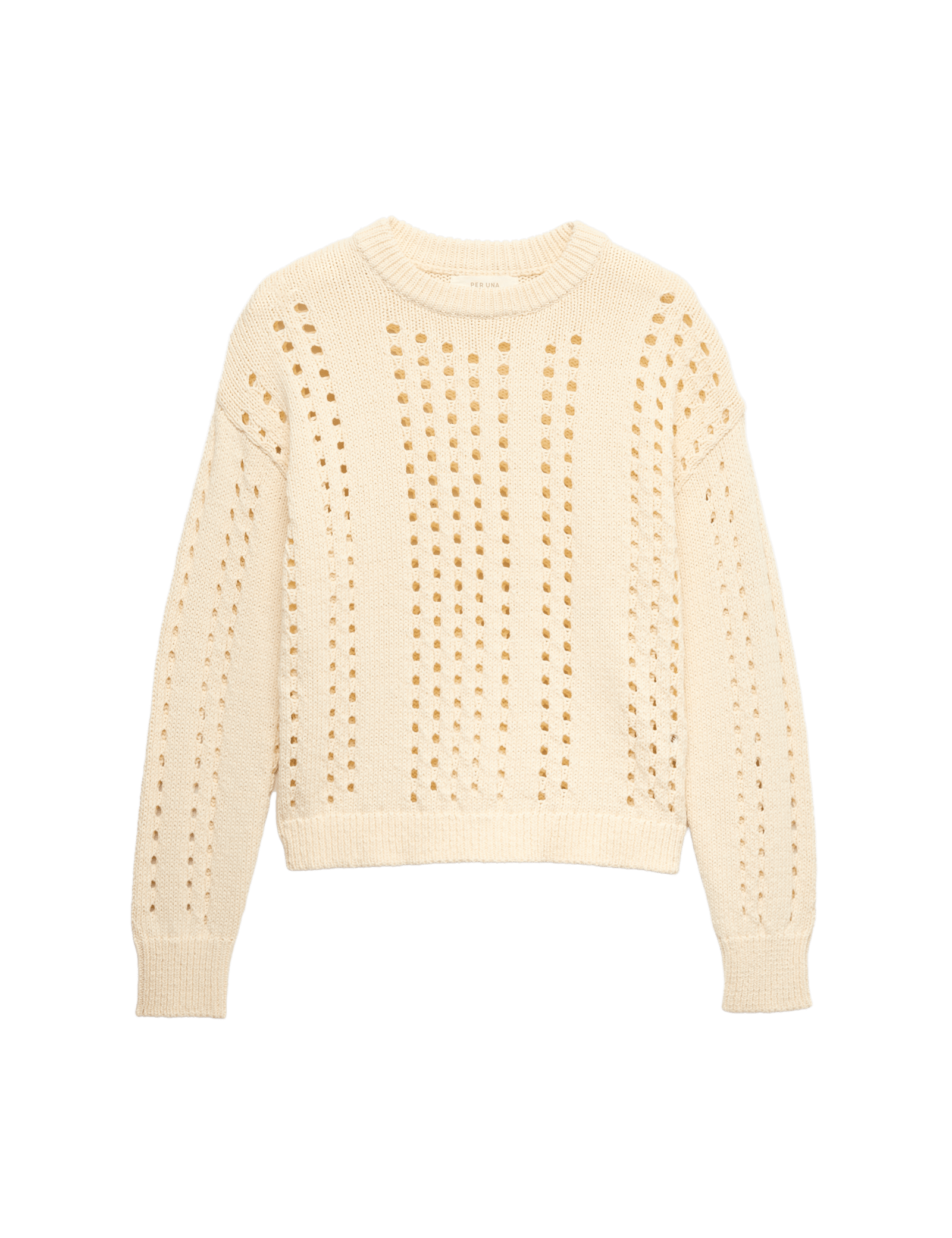 Pure Cotton Pointelle Jumper - image 5