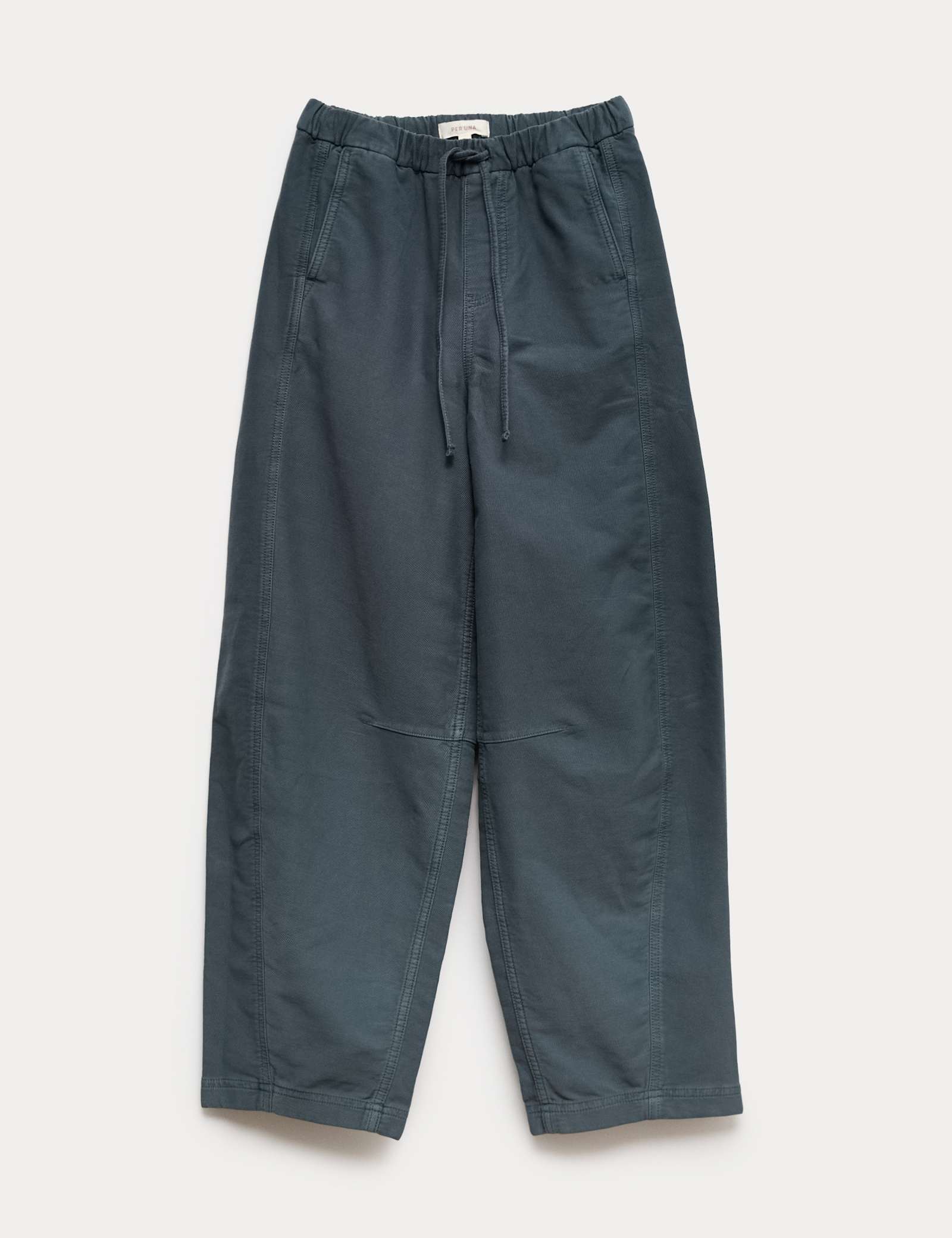 Cotton Rich Drawstring Barrel Leg Trousers - image 1