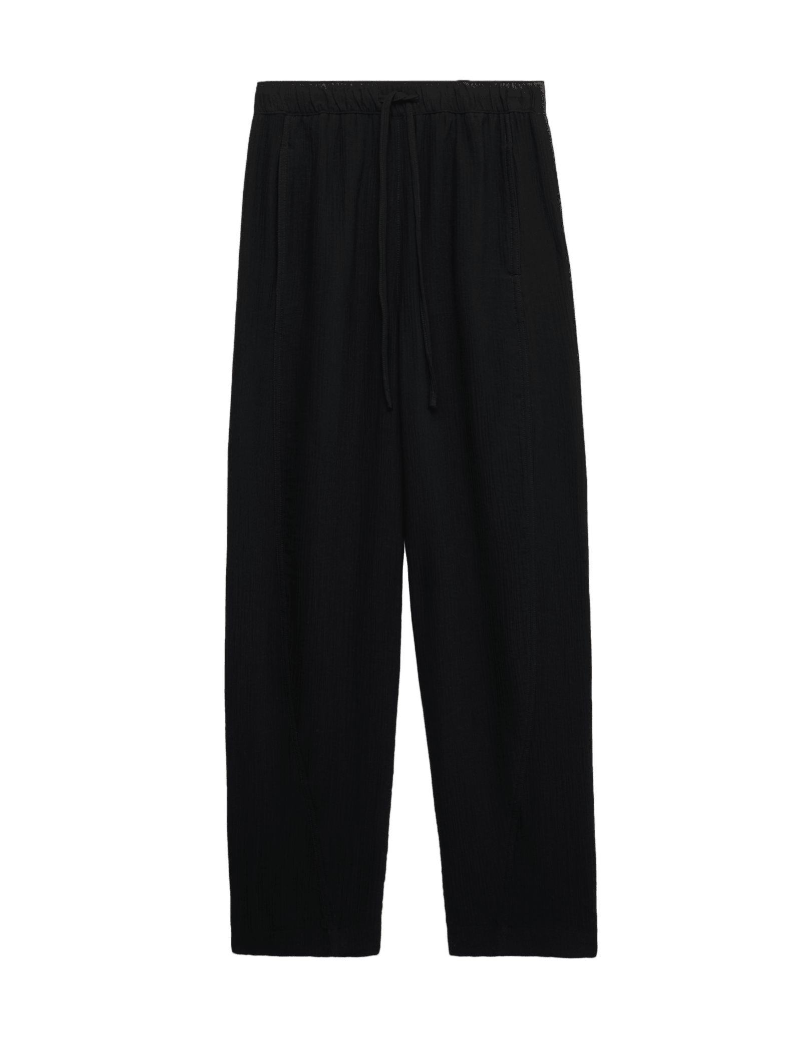 Double Cloth Drawstring Tapered Trousers - image 5