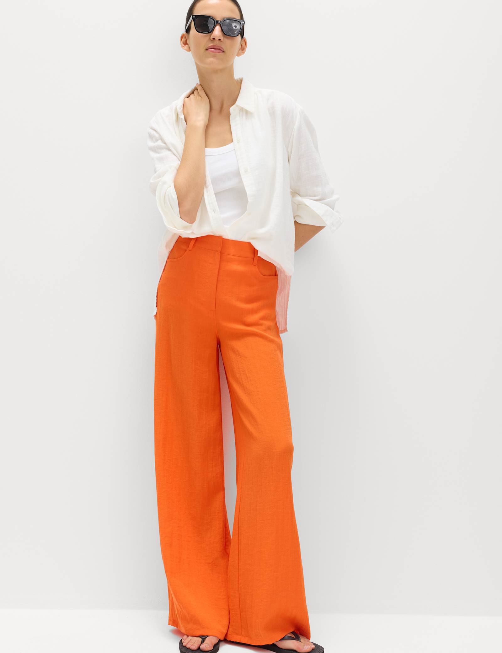 Straight Leg Trousers - image 2