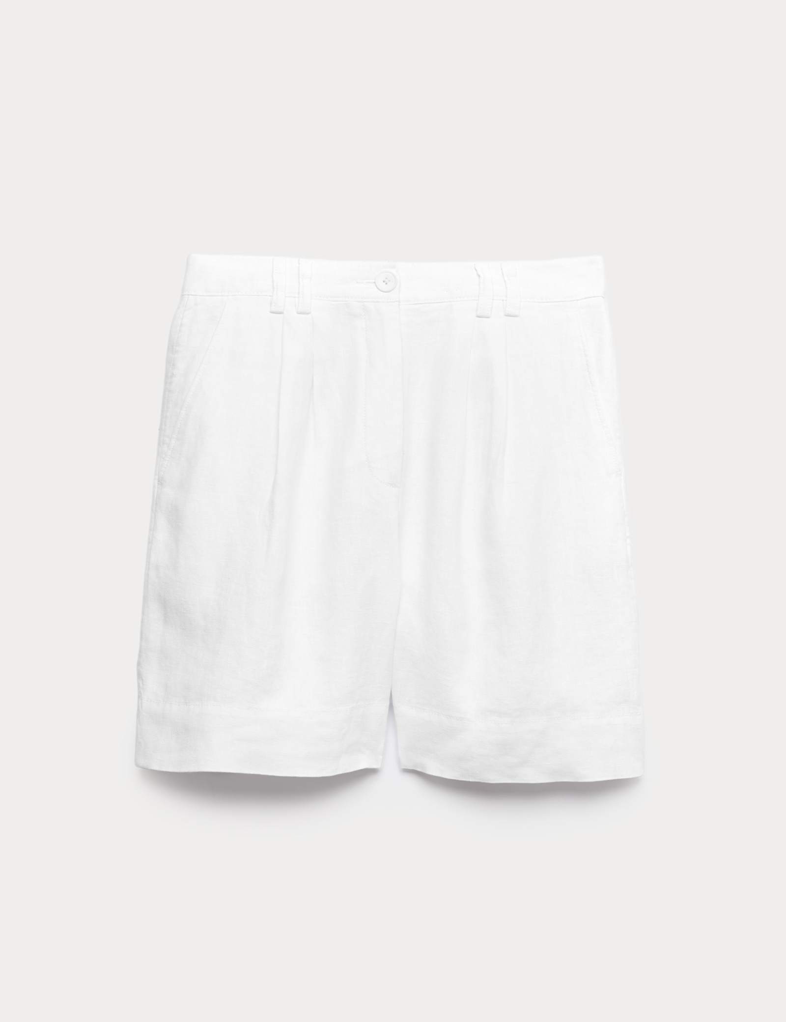 Pure Linen High Waisted Shorts - image 3
