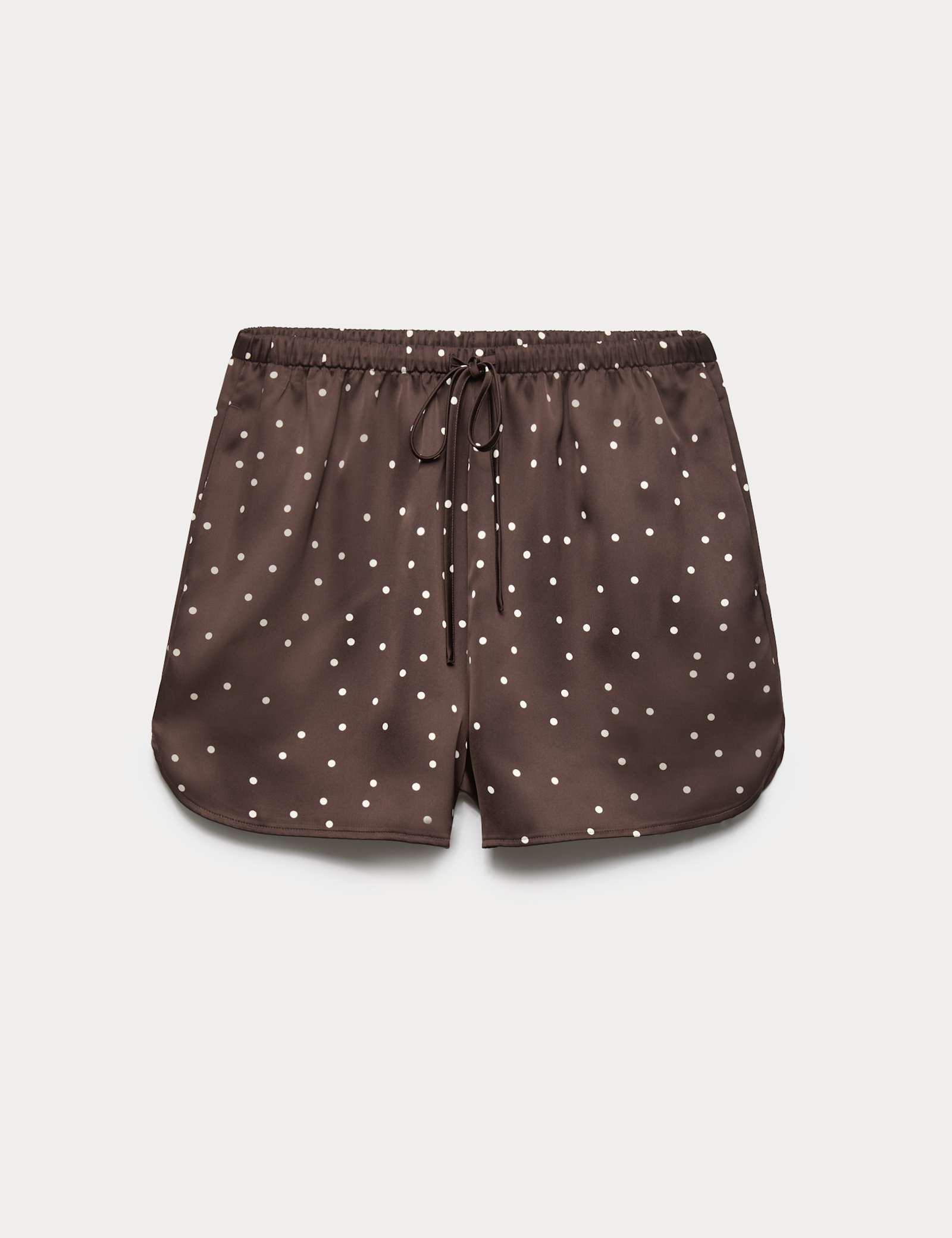 Satin Polka Dot Printed Shorts - image 1