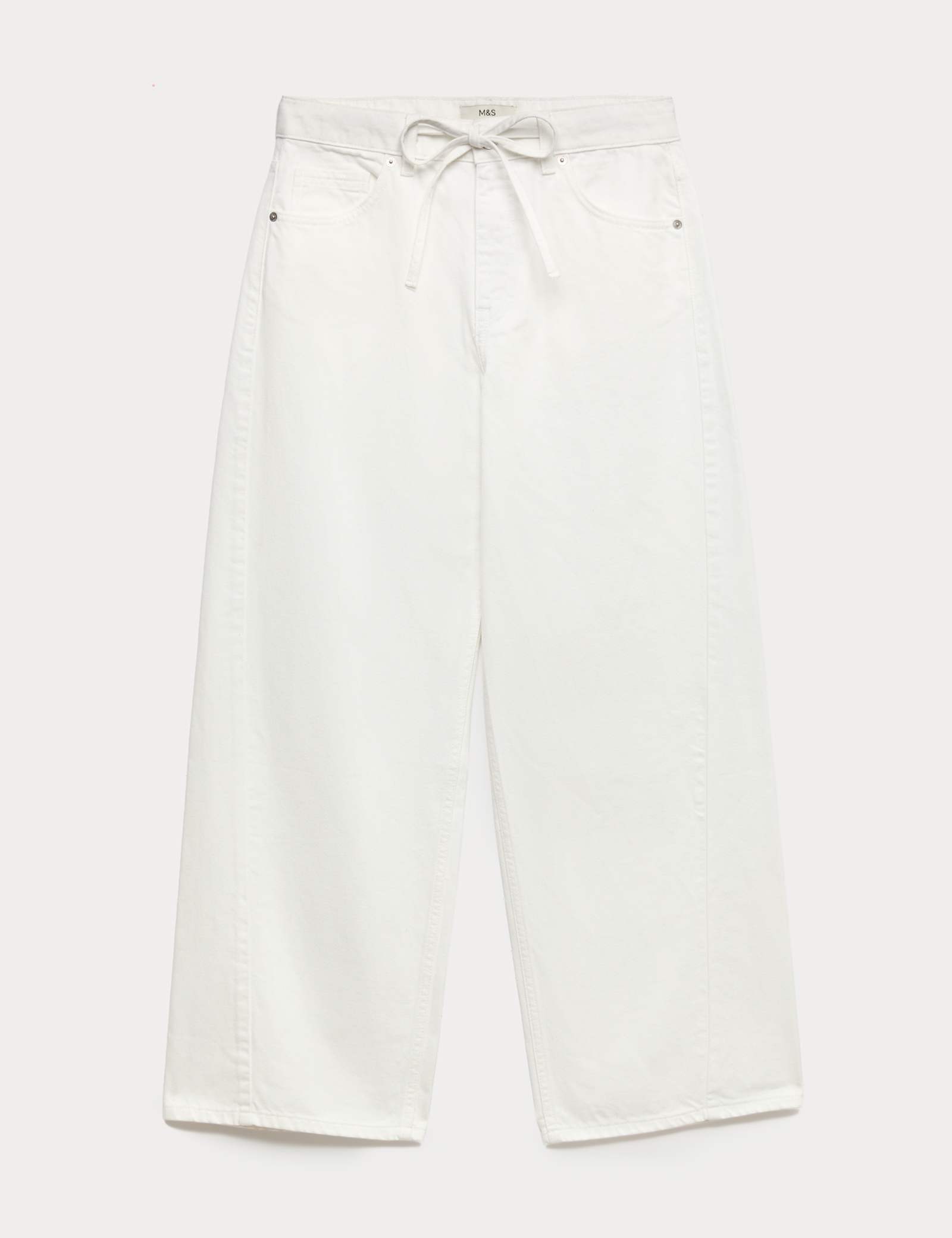 Drawstring Wide Leg Jeans - image 1