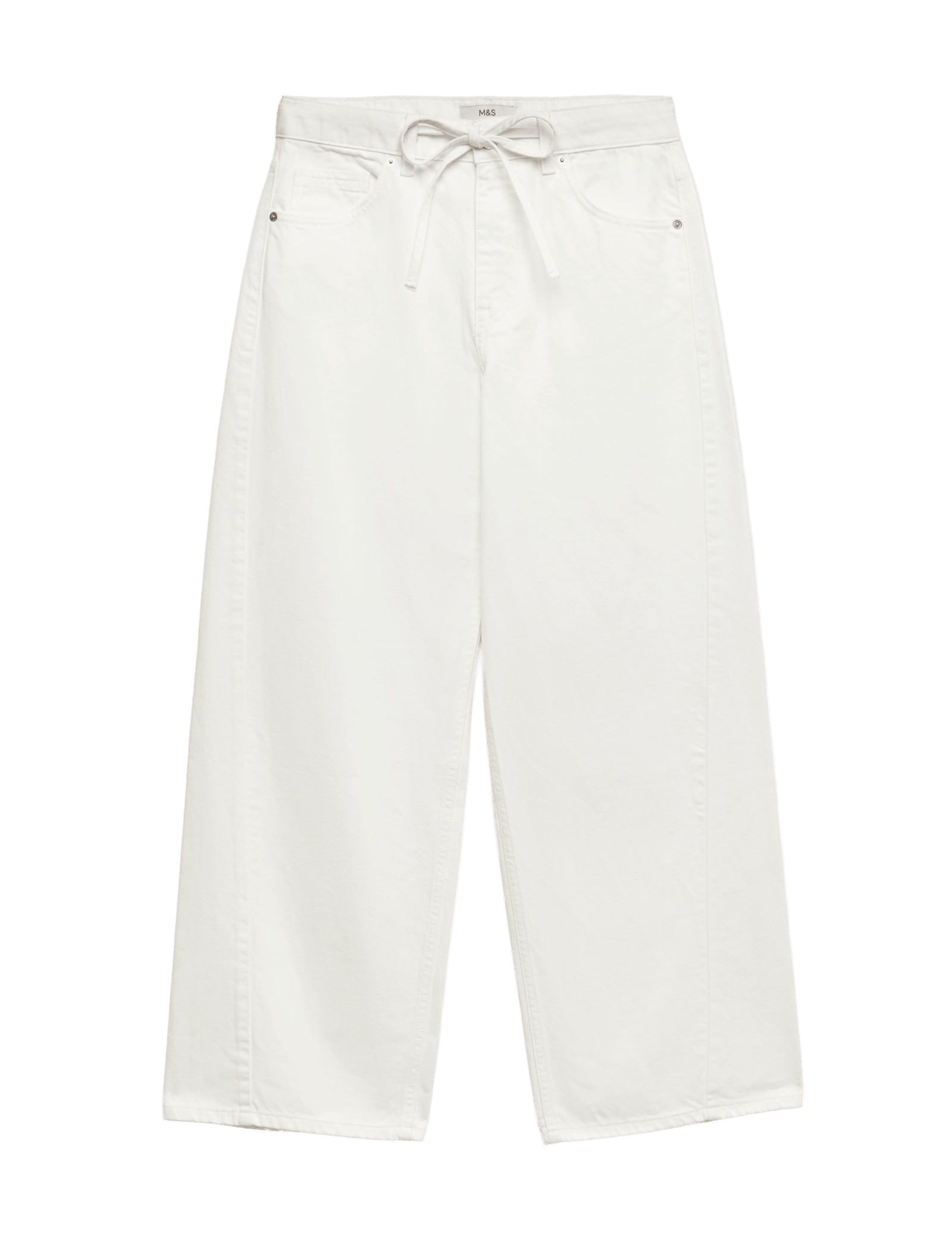 Drawstring Wide Leg Jeans - image 3
