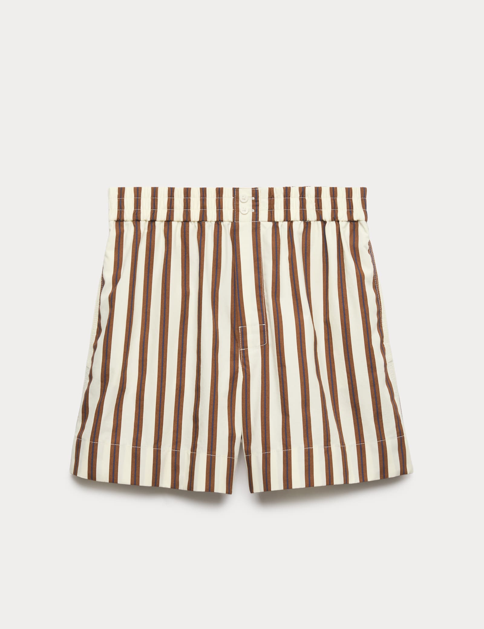 Pure Cotton Poplin High Waisted Shorts - image 2