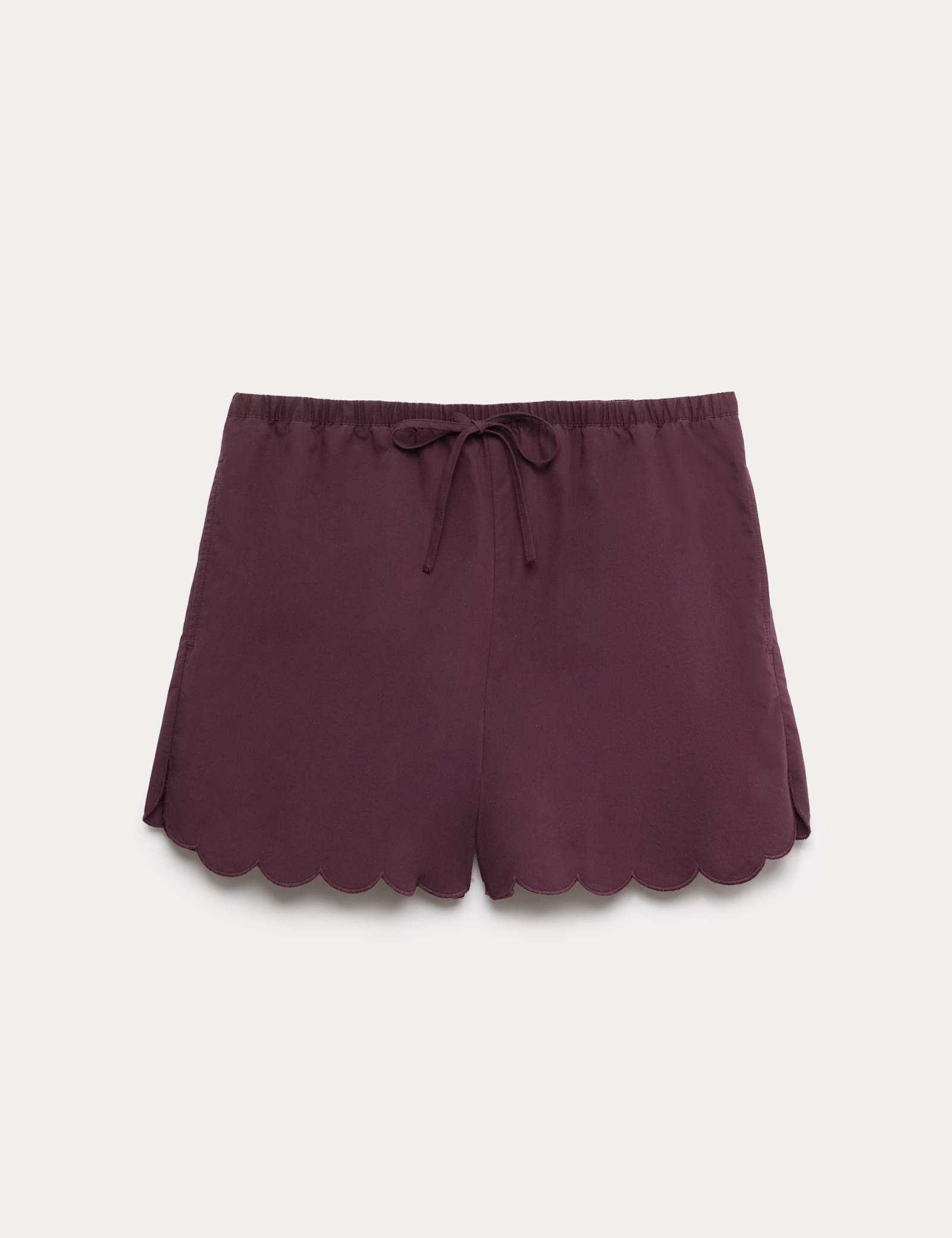 Pure Cotton Scallop Hem Shorts - image 2