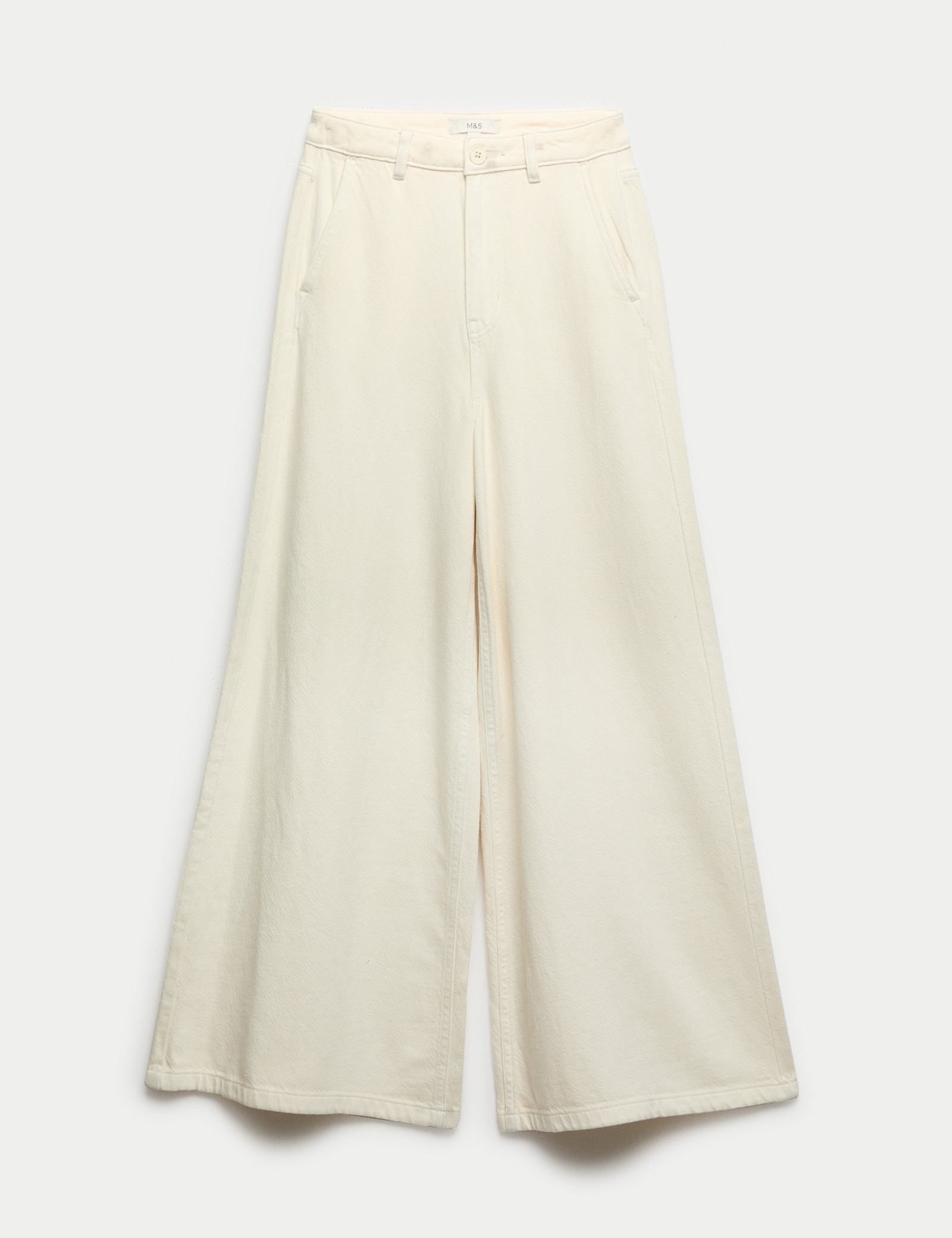 Pure Cotton Palazzo Trousers - image 2