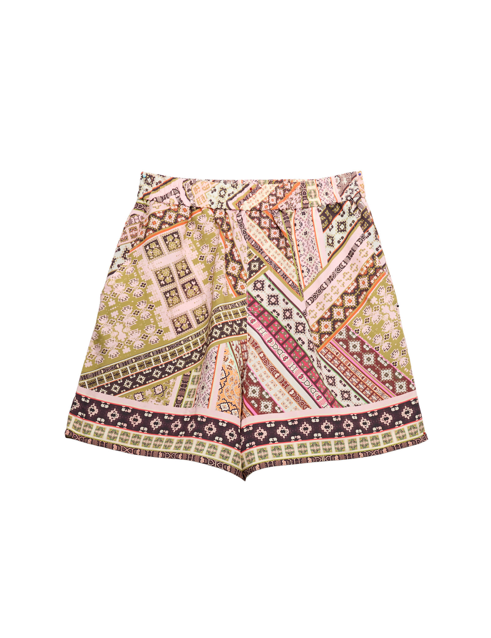 Printed High Waisted Shorts - image 3