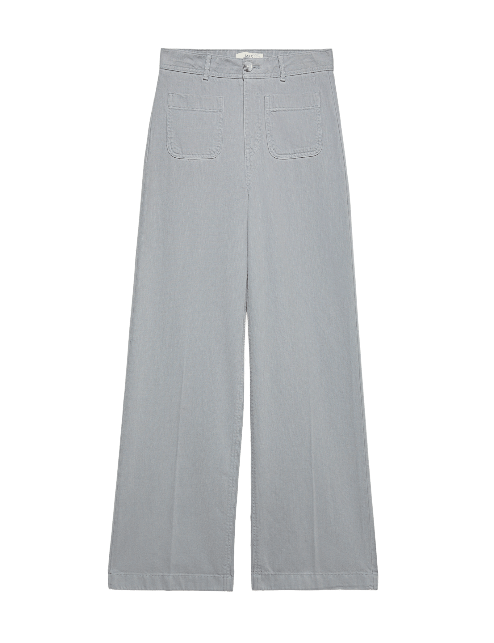 Patch Pocket Straight Leg Trousers - image 5