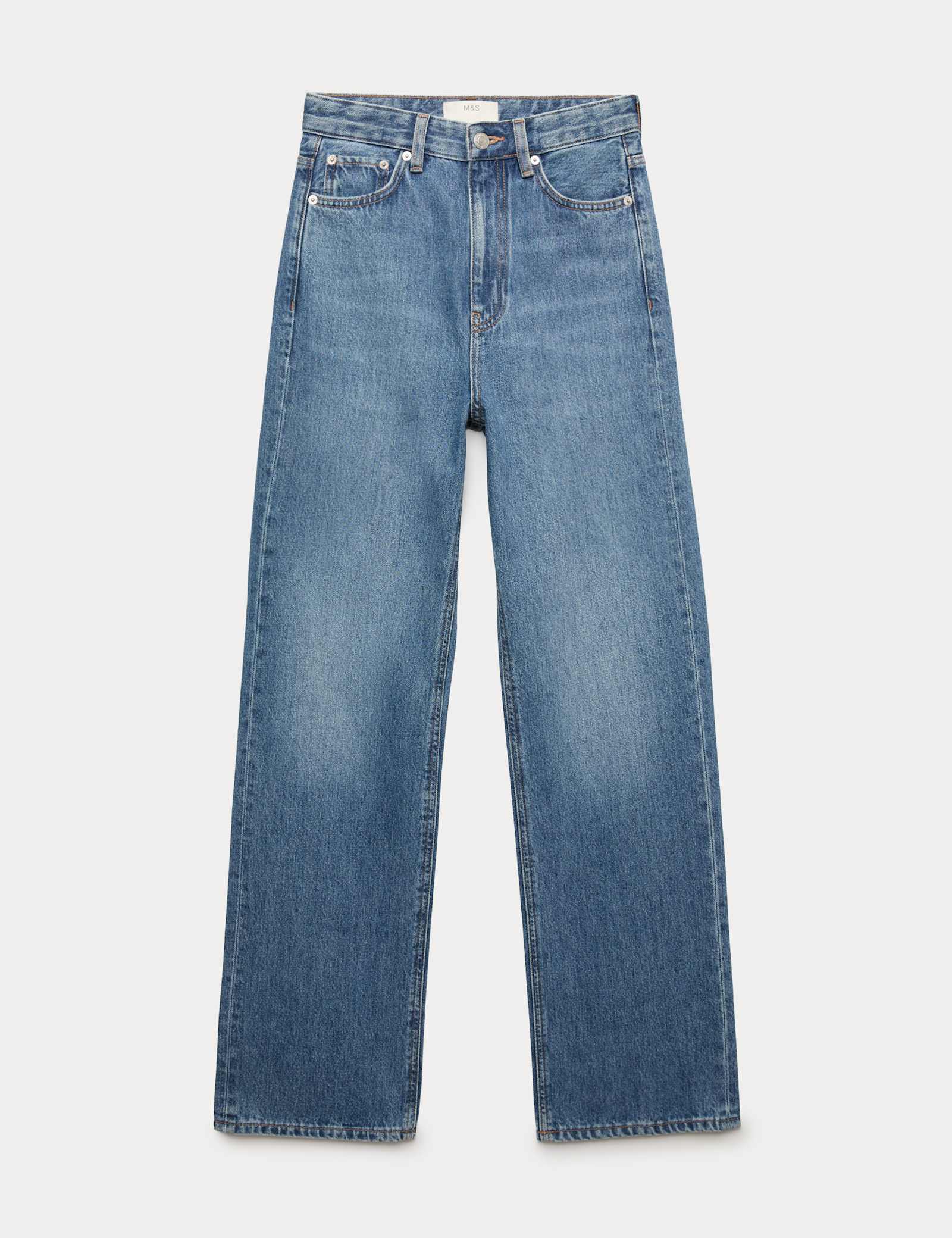 High Waisted Relaxed Straight Jeans - image 2