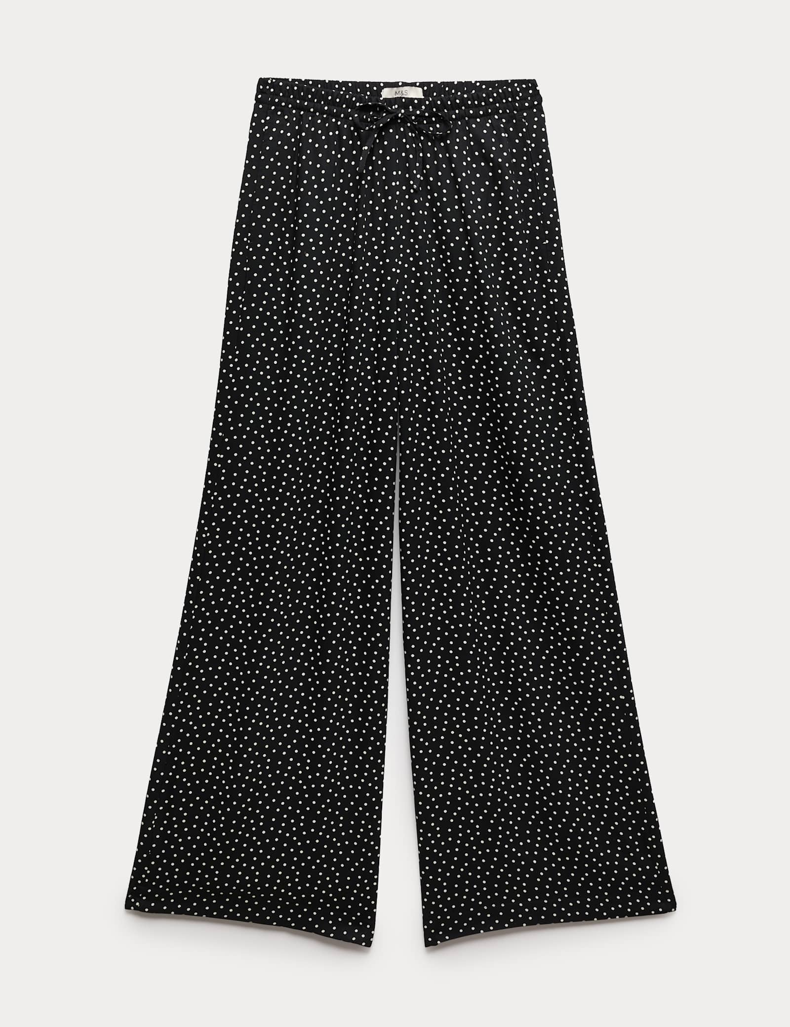 Printed Pull On Wide Leg Trousers - image 1