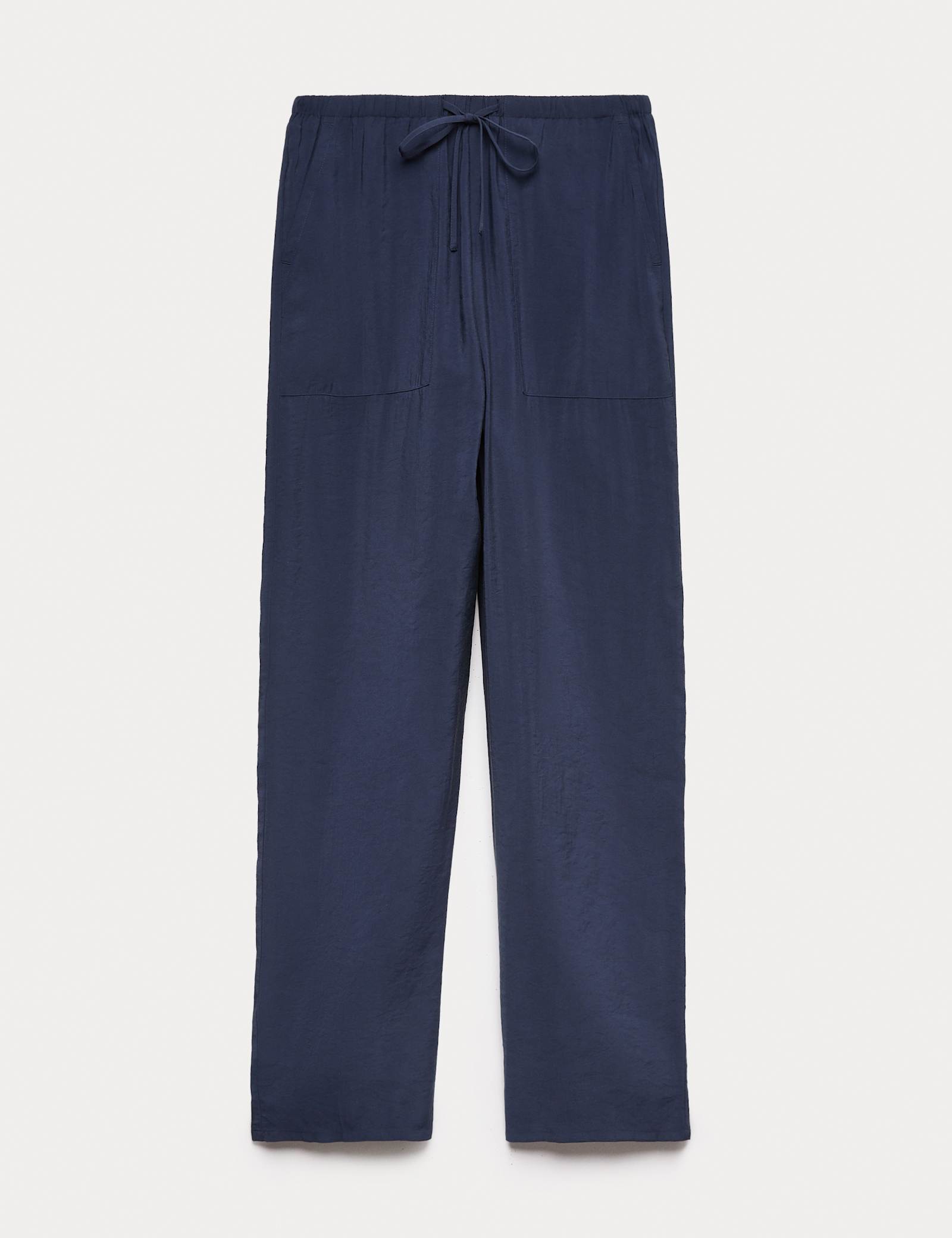 Pull On Elasticated Waist Straight Leg Trousers - image 1