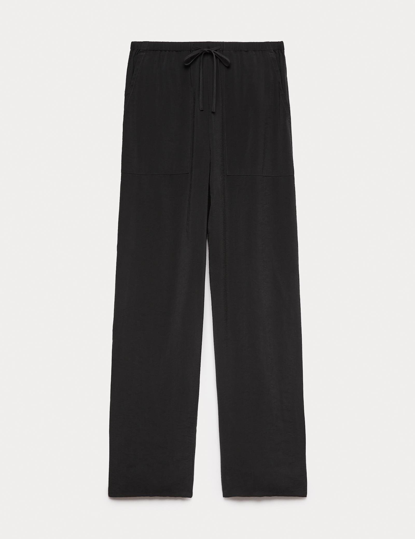 Pull On Elasticated Waist Straight Leg Trousers - image 3