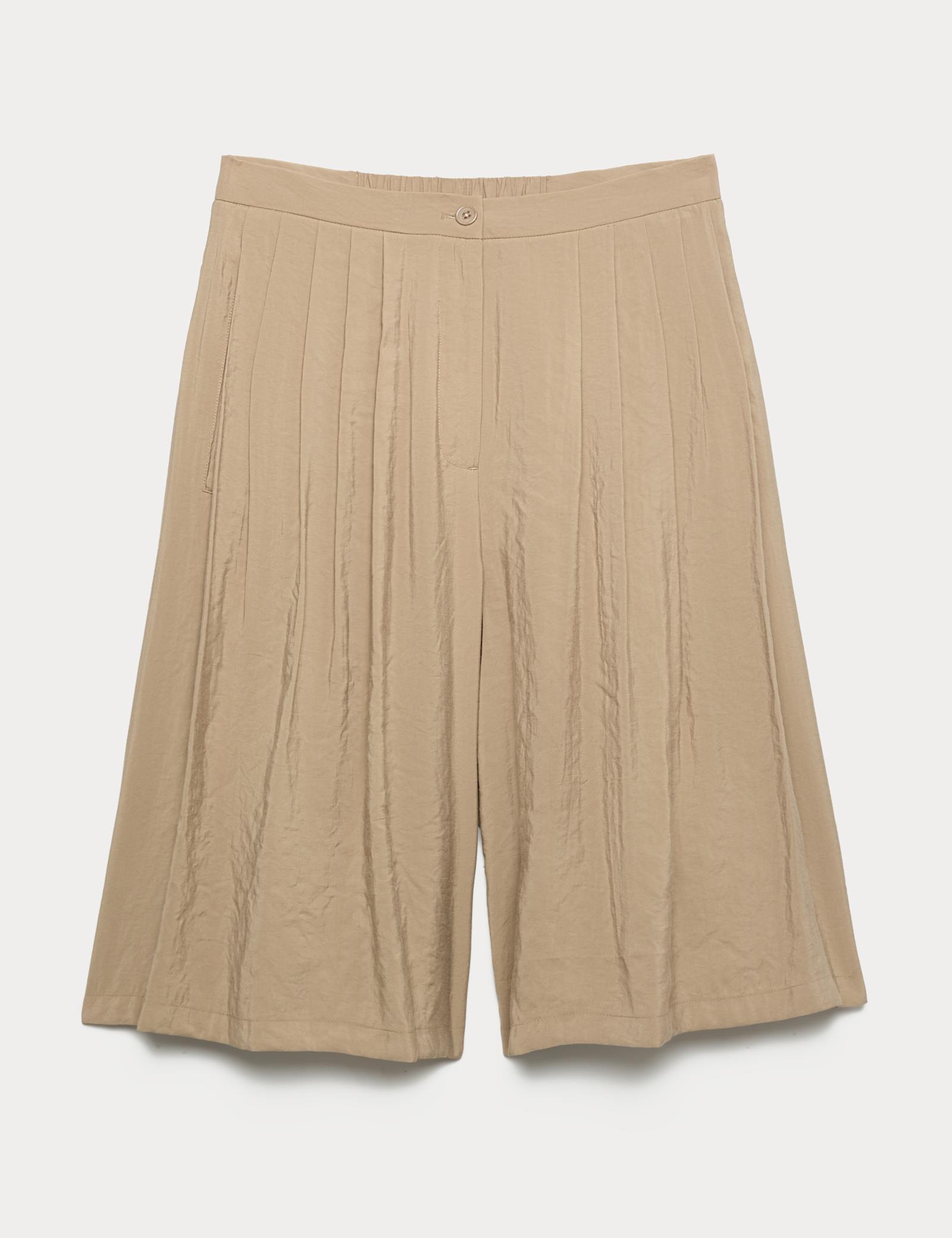 Pleated Longline Shorts - image 3