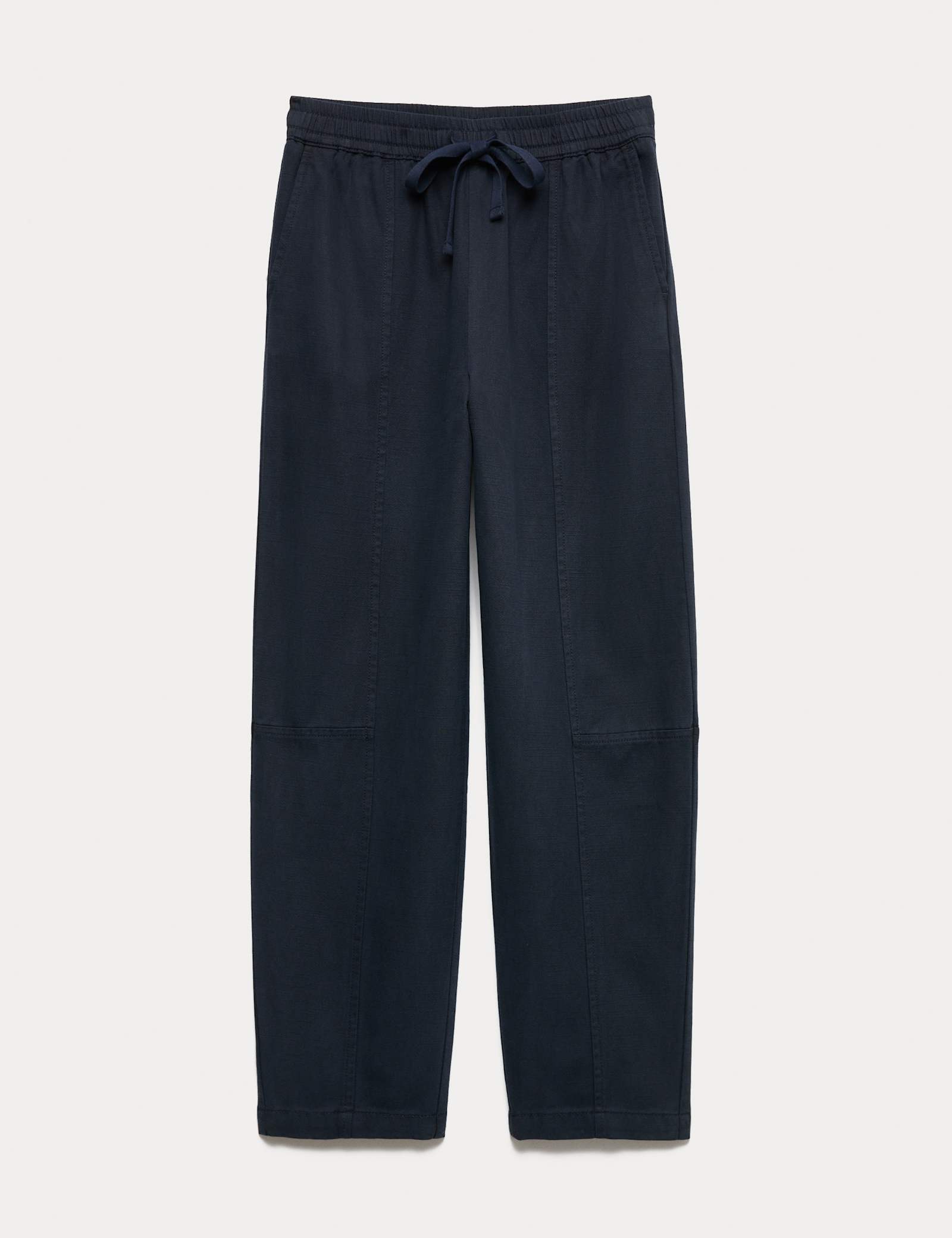 Cotton Blend Pull On Tapered Trousers - image 3