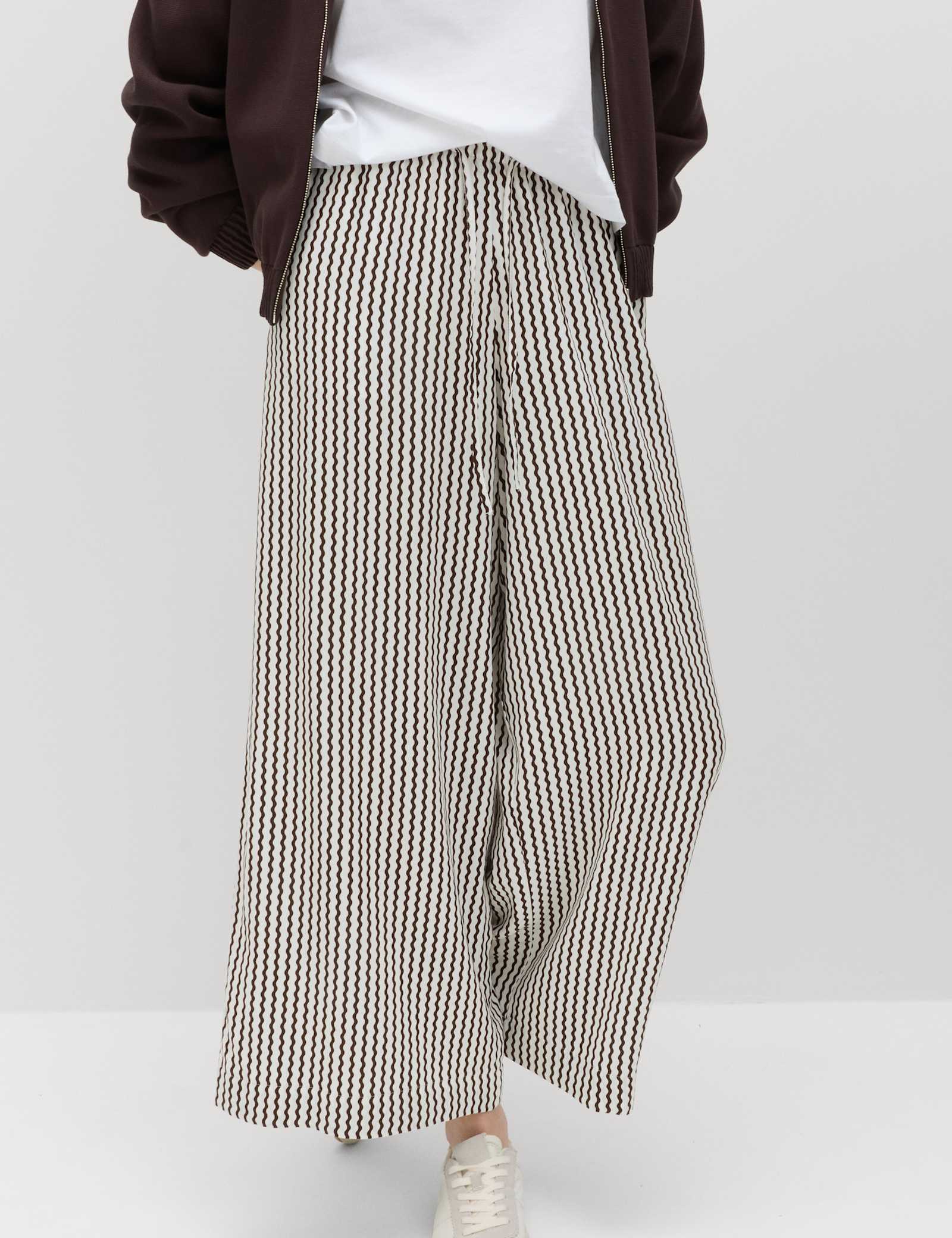 Printed Pull On Wide Leg Culottes - image 2