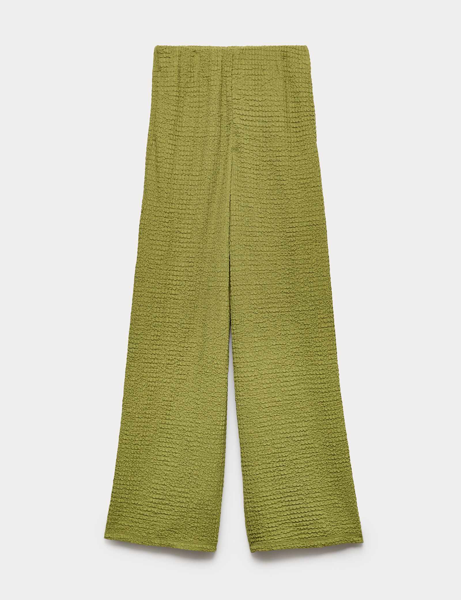 Textured Pull On Wide Leg Trousers - image 5