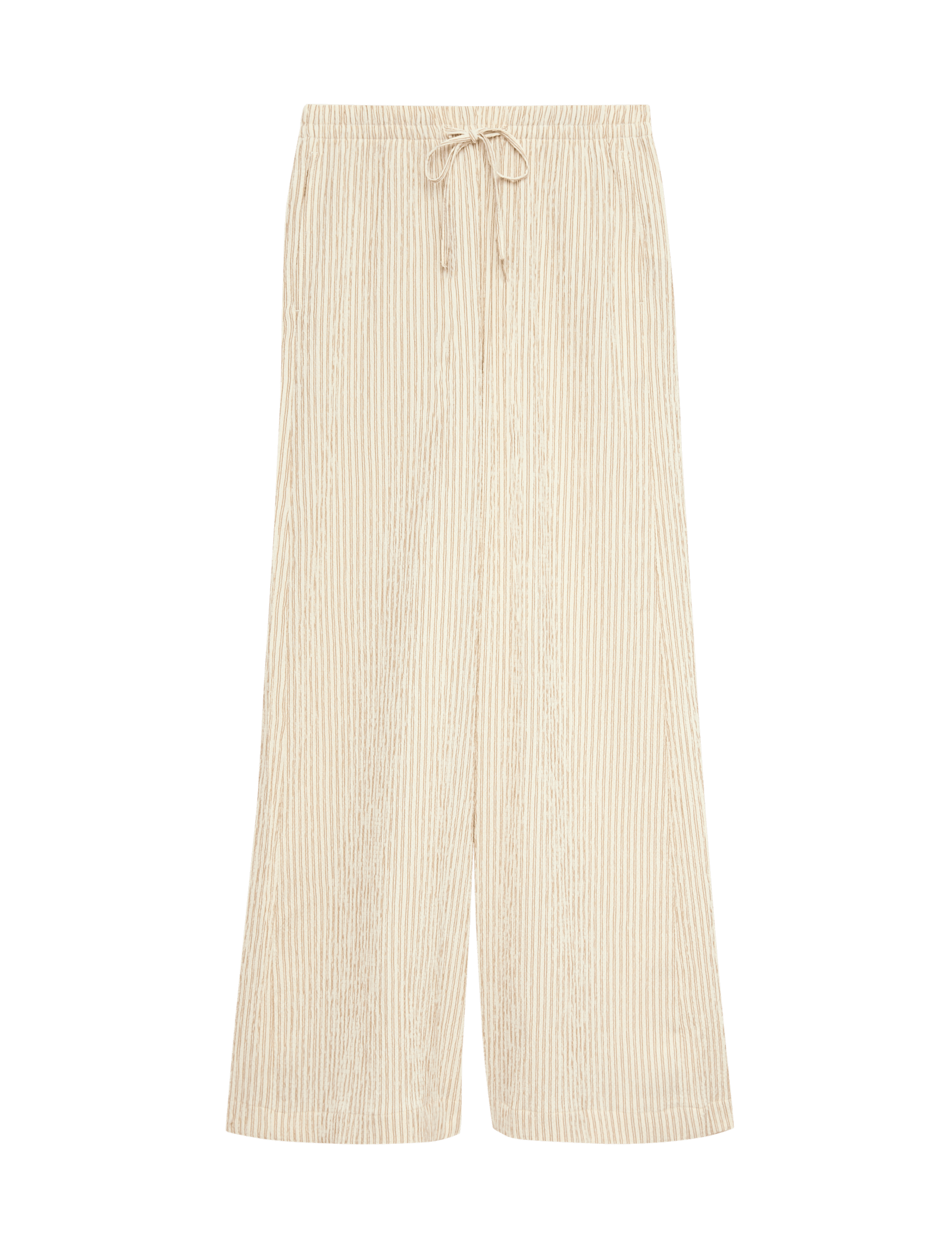 Seersucker Pull On Wide Leg Trousers - image 5