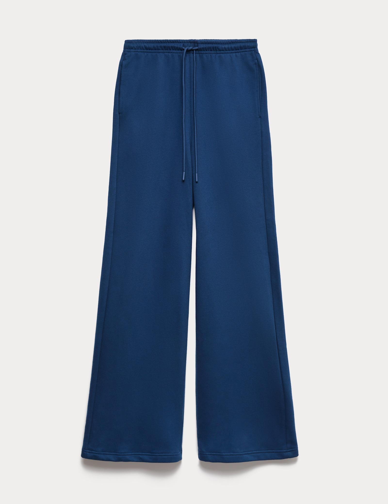 Cotton Rich Drawstring Wide Leg Joggers - image 2