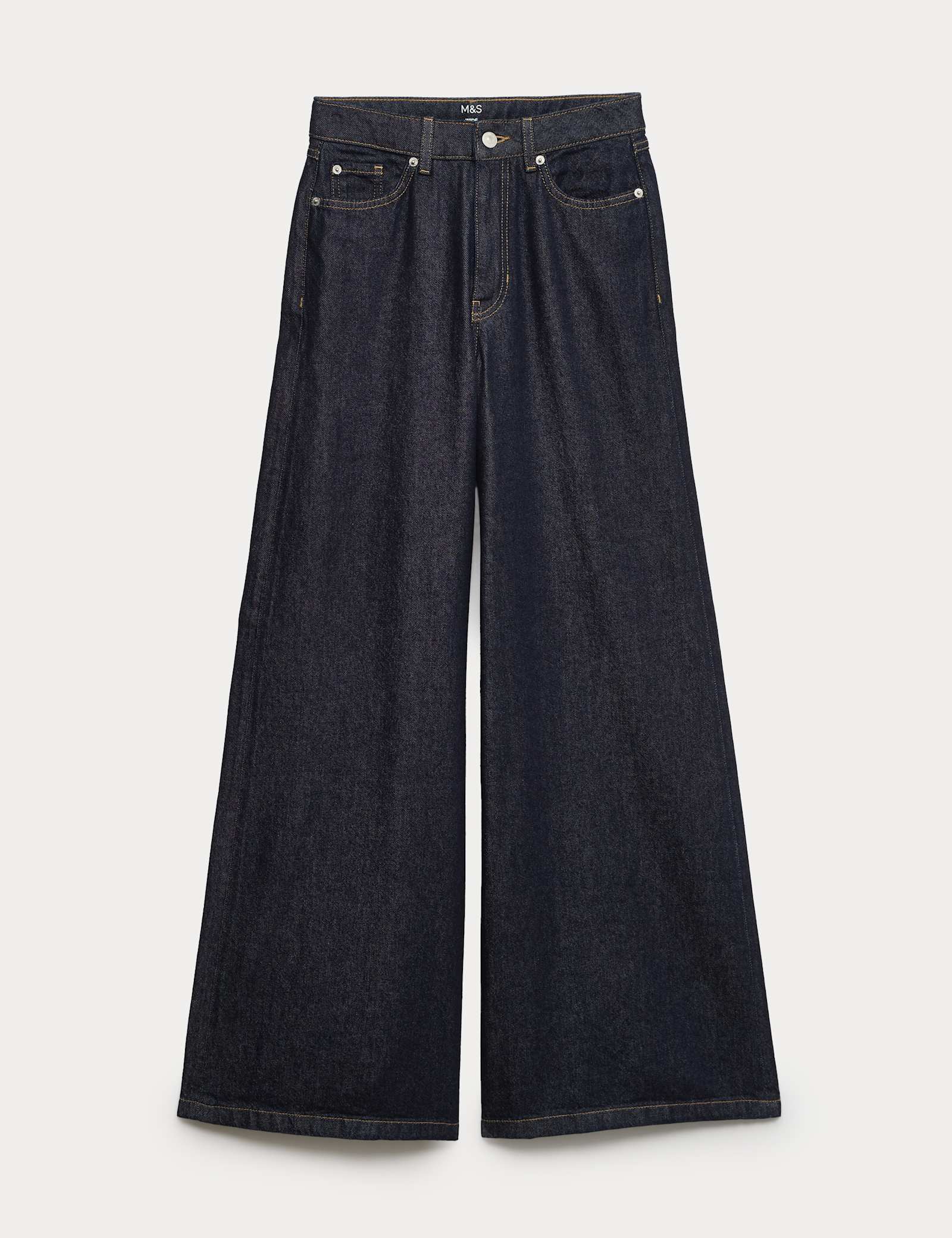 Lyocell Blend Wide Palazzo Leg Jeans - image 4