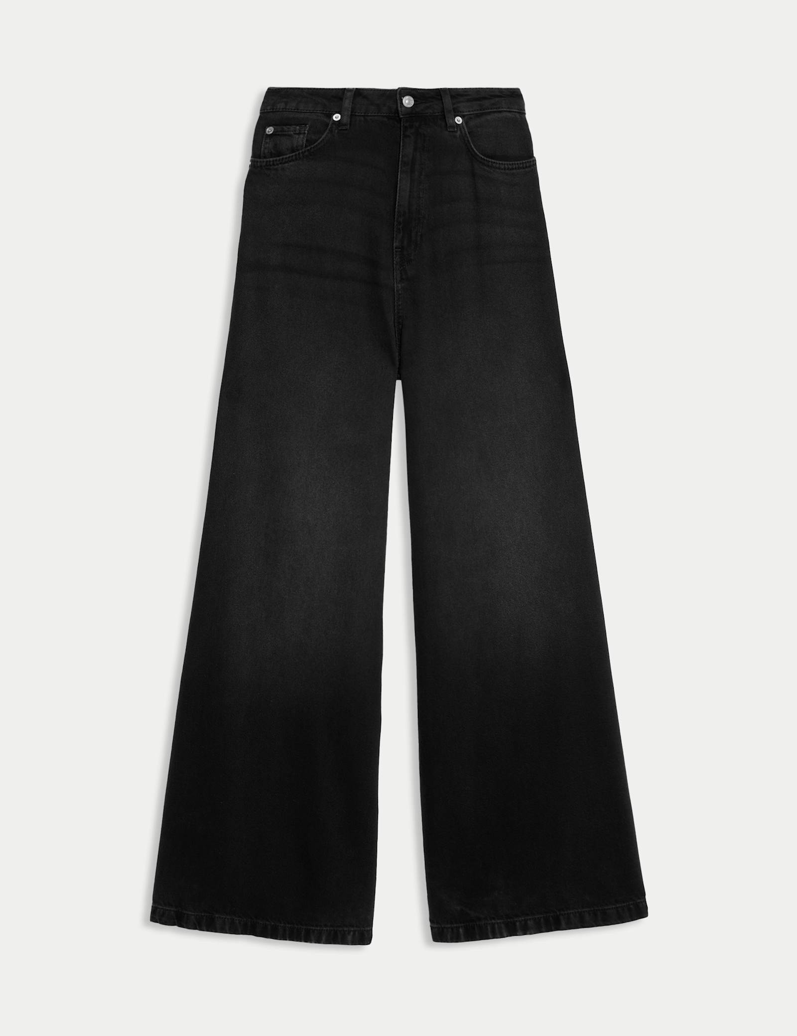 Lyocell Blend Wide Palazzo Leg Jeans - image 3