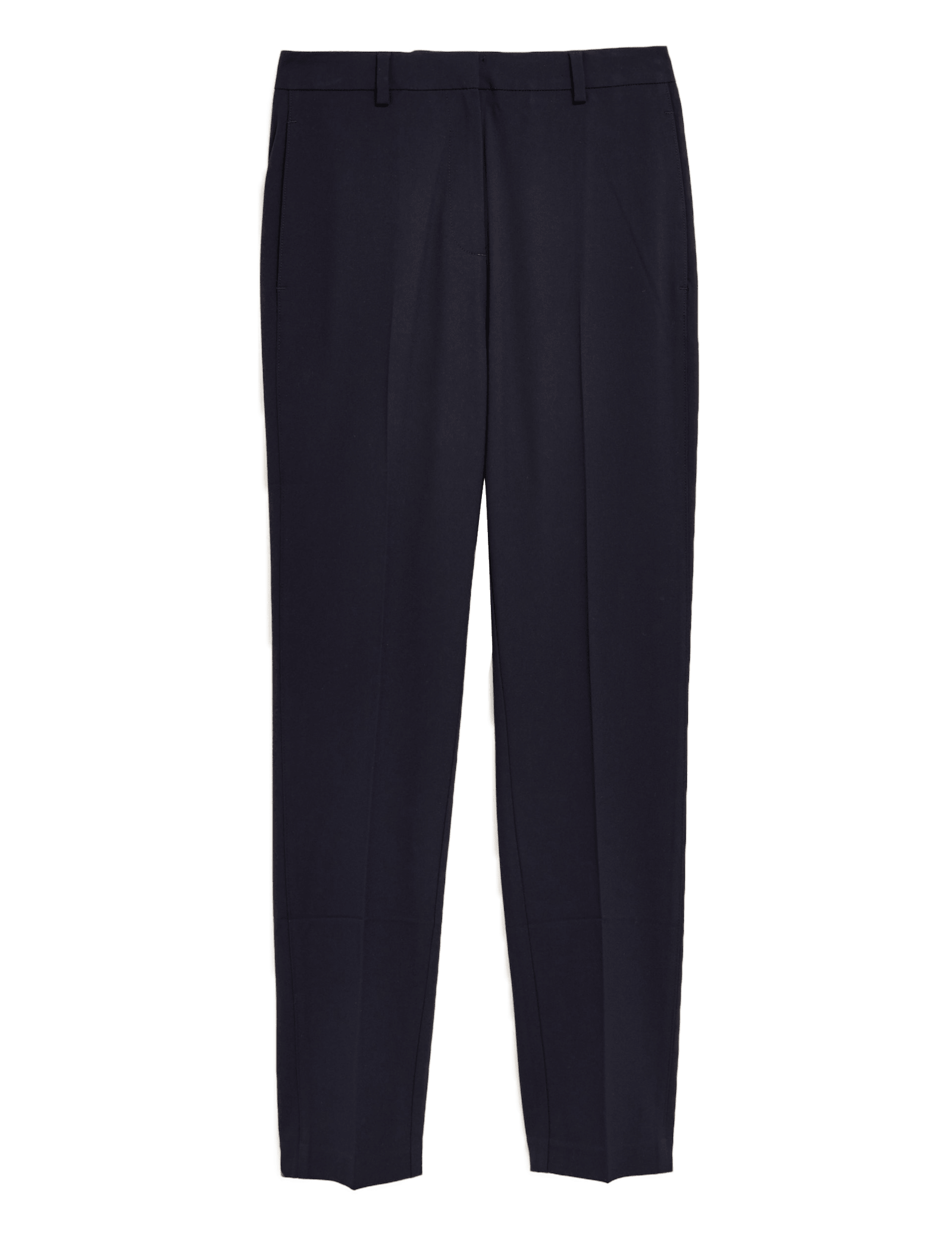 Slim Fit Ankle Grazer Trousers with Stretch - image 4
