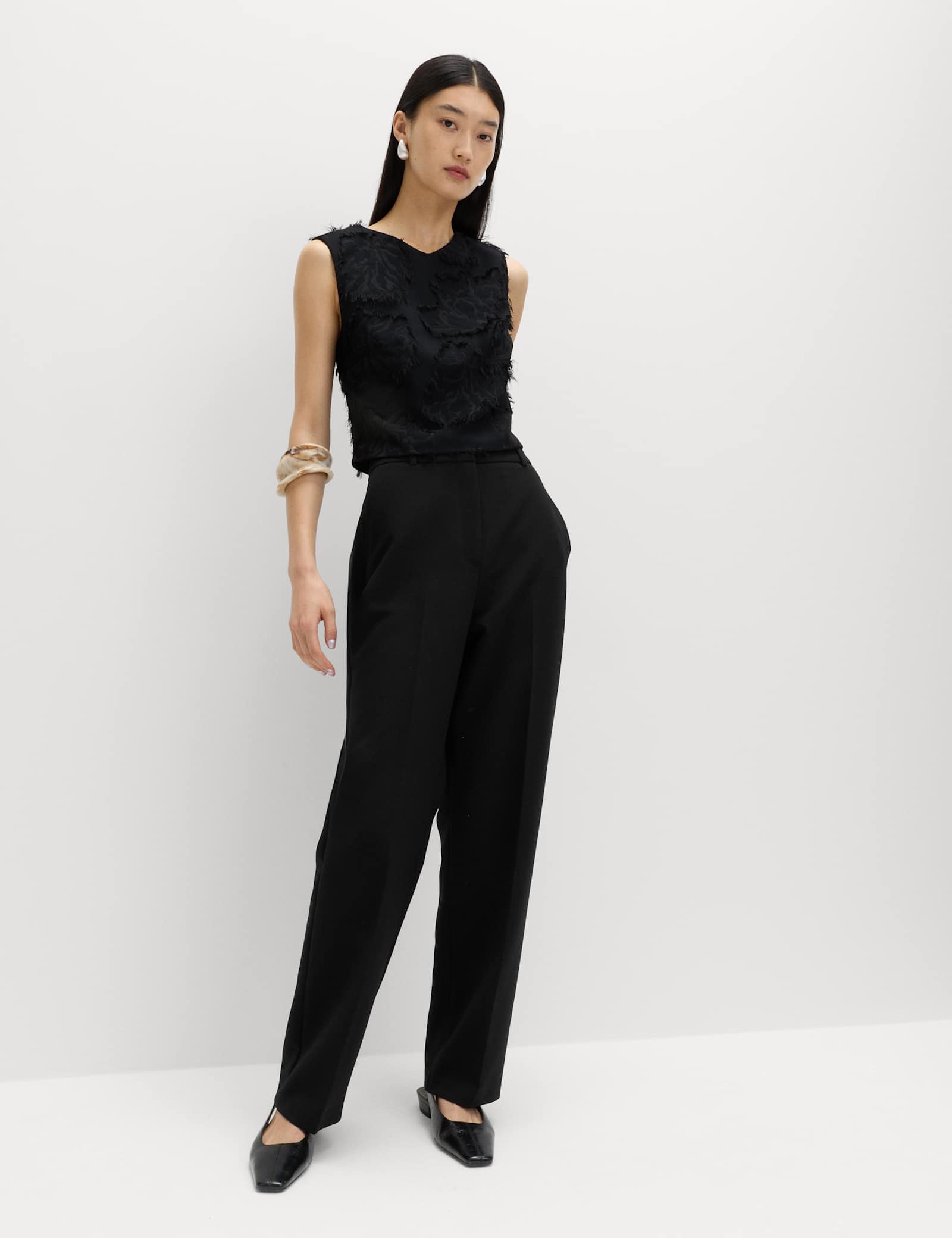 Tailored Straight Leg Trousers - image 4