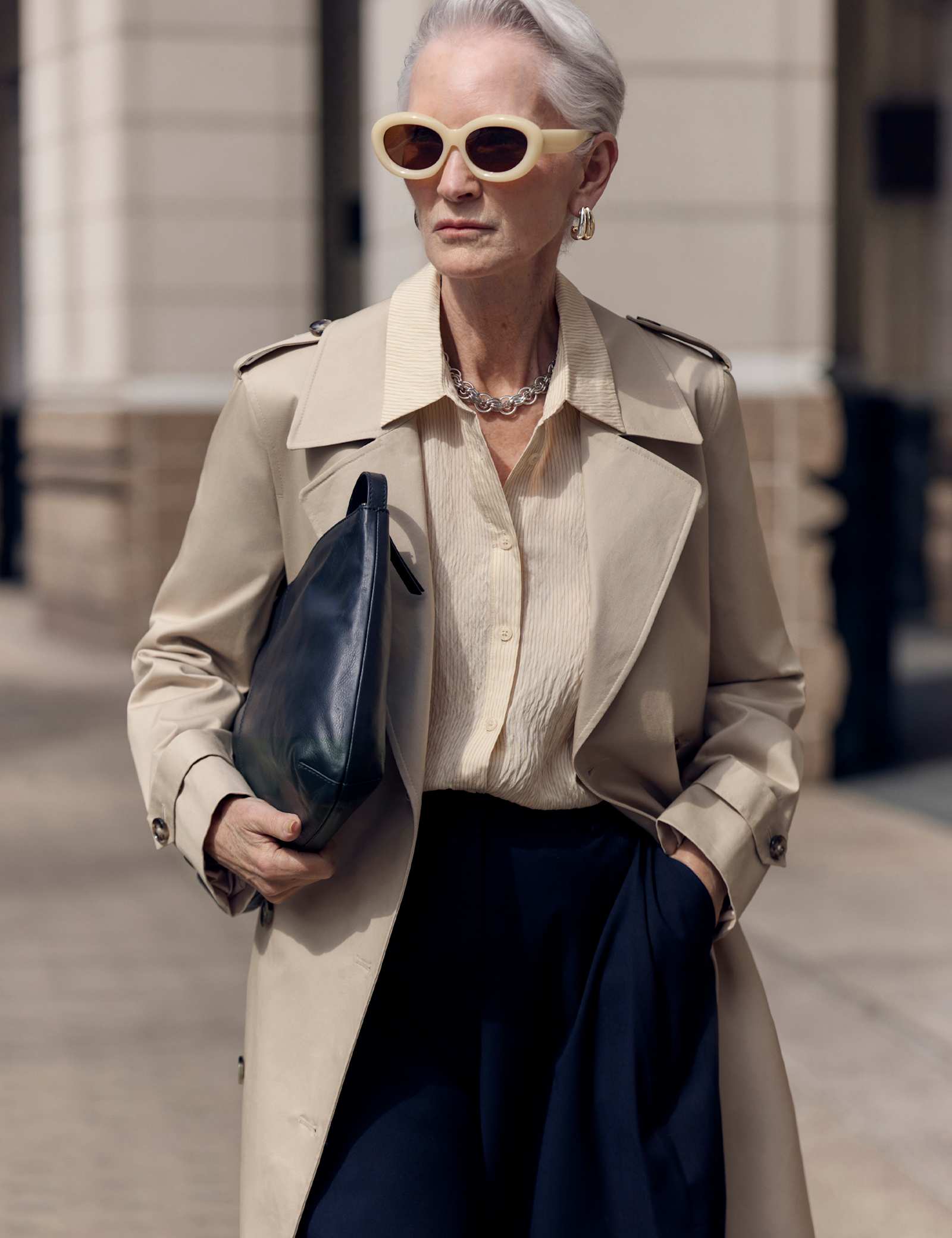 Cotton Rich Trench Coat - image 4
