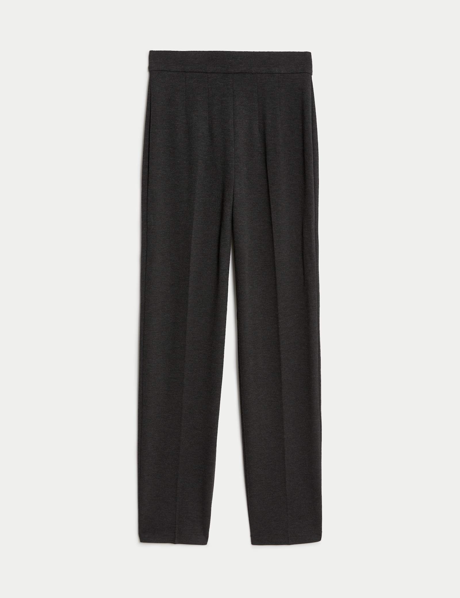 Jersey Straight Leg Trousers with Stretch - image 2
