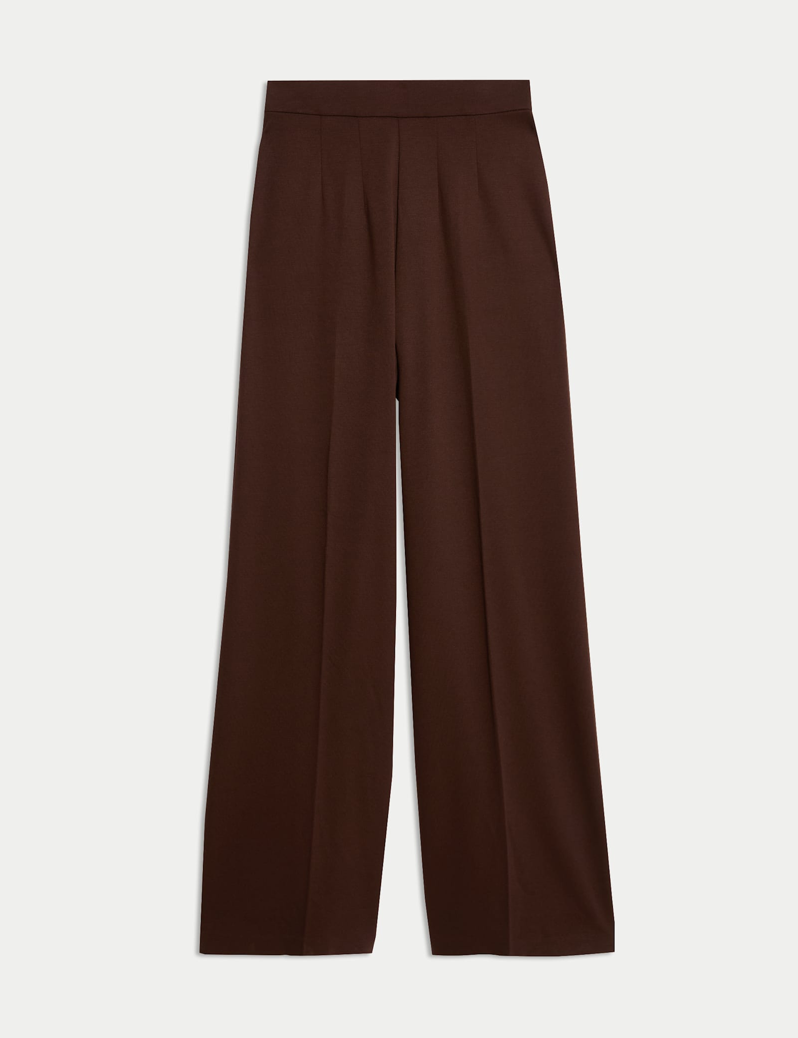 Jersey Wide Leg Trousers with Stretch - image 2