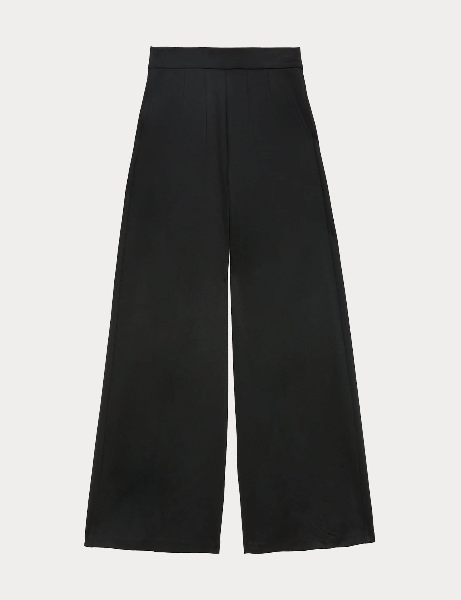 Jersey Wide Leg Trousers with Stretch - image 1