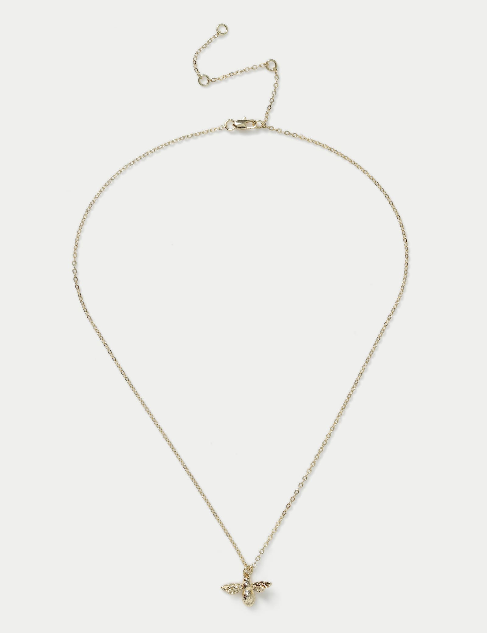 14ct Gold Plated Bee Ditsy Necklace - image 1