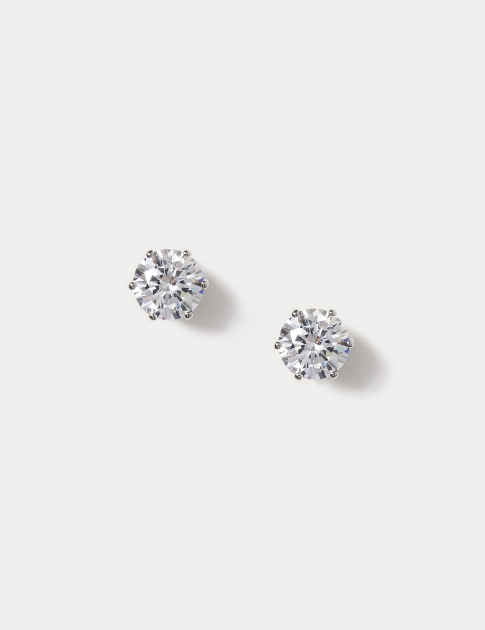 Cubic Zirconia Stud Earrings - image 1