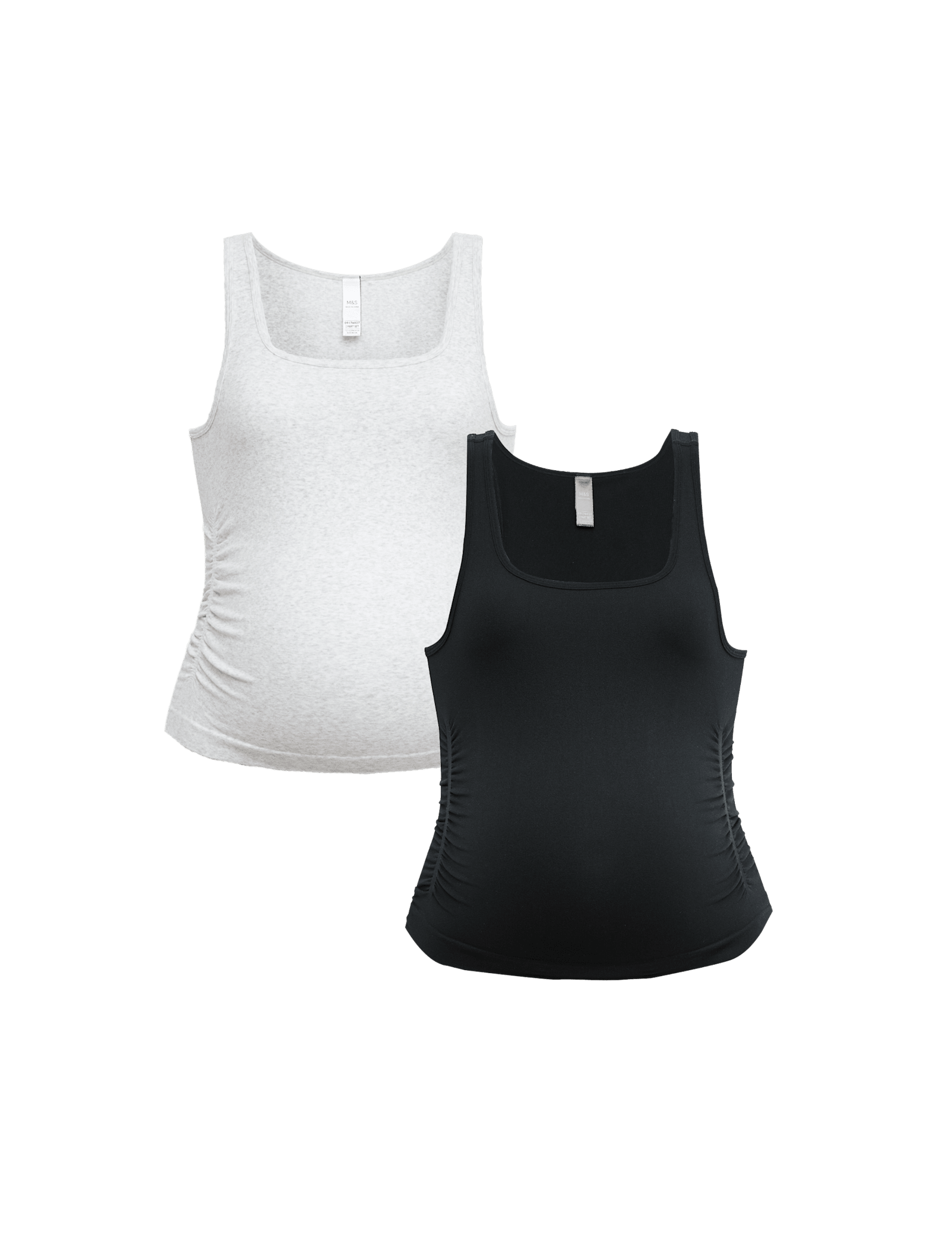 2 Pack Maternity Seamless Scoop Neck Vests - image 2