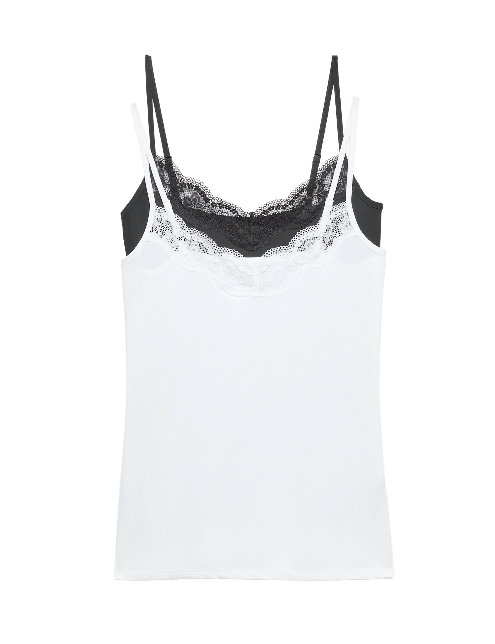 2 Pack Body Invisibles Cool Comfort Camis - image 3