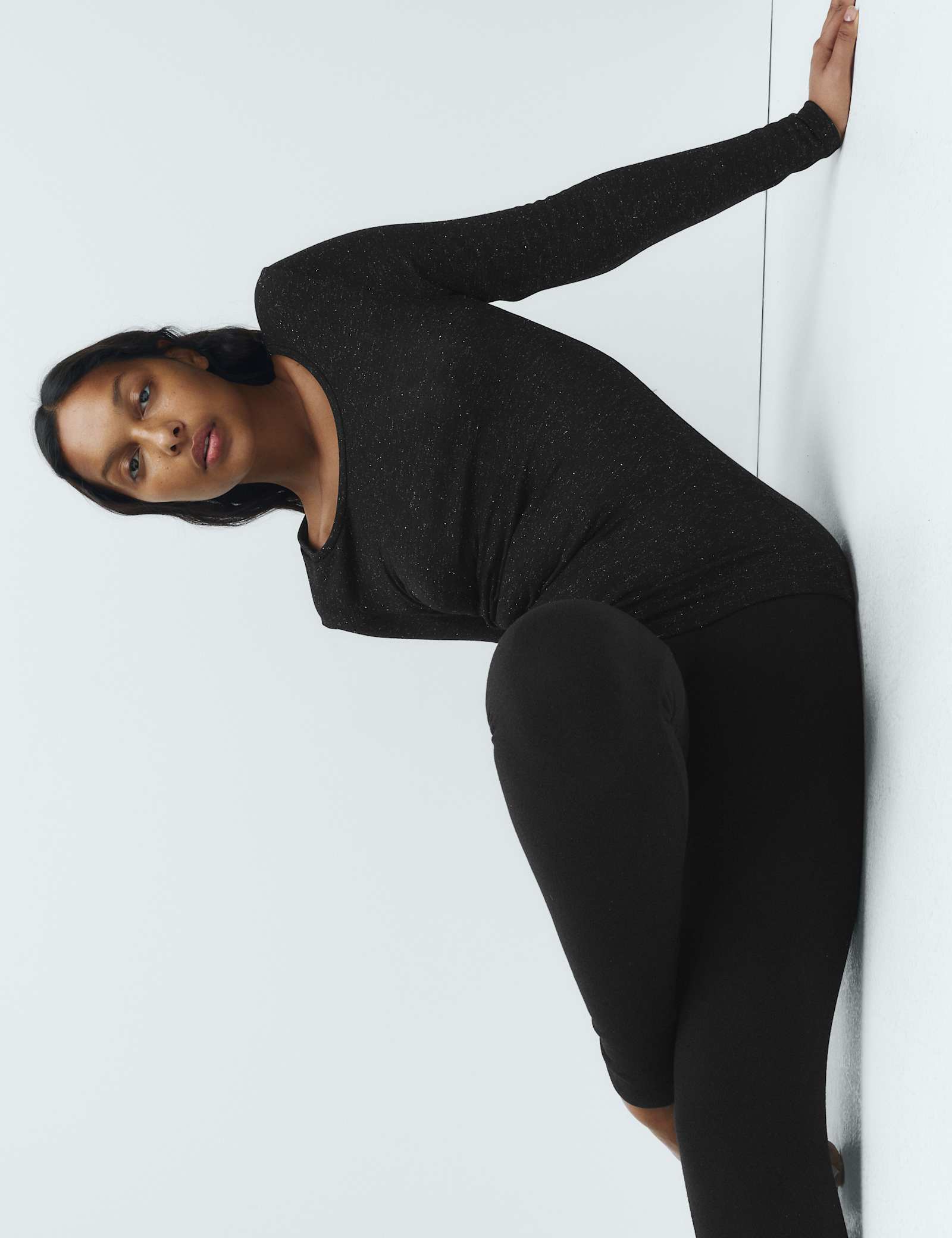 Heatgen Medium Thermal Long Sleeve Sparkle Top - image 5