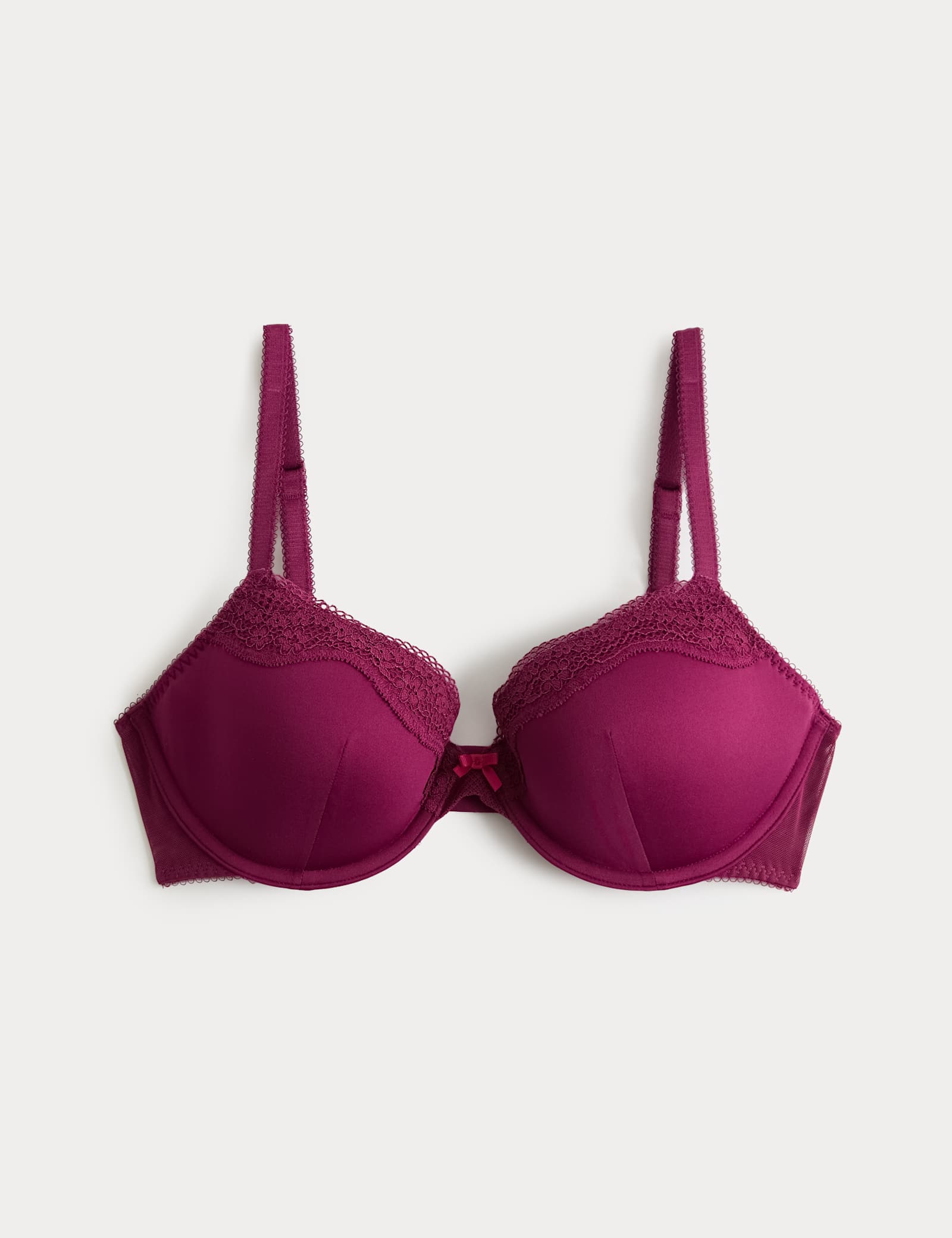 Jasmine Lace Wired Demi Cup Bra (A-E) - image 1
