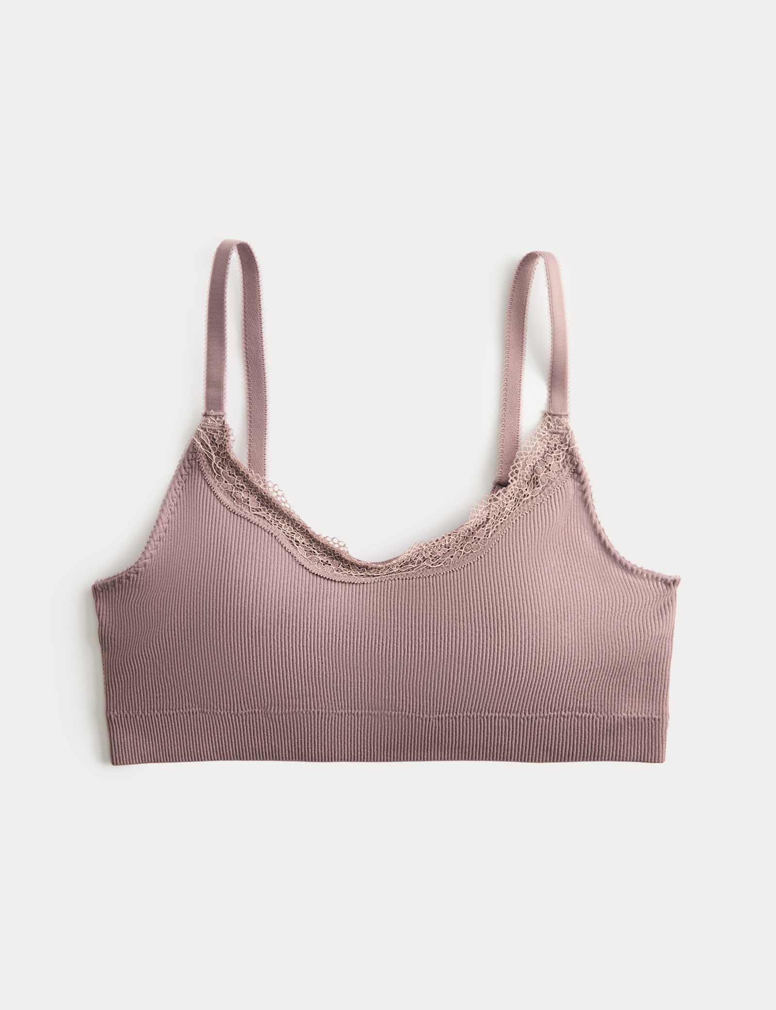 Jasmine Lace Non Wired Seamfree Crop Top - image 1