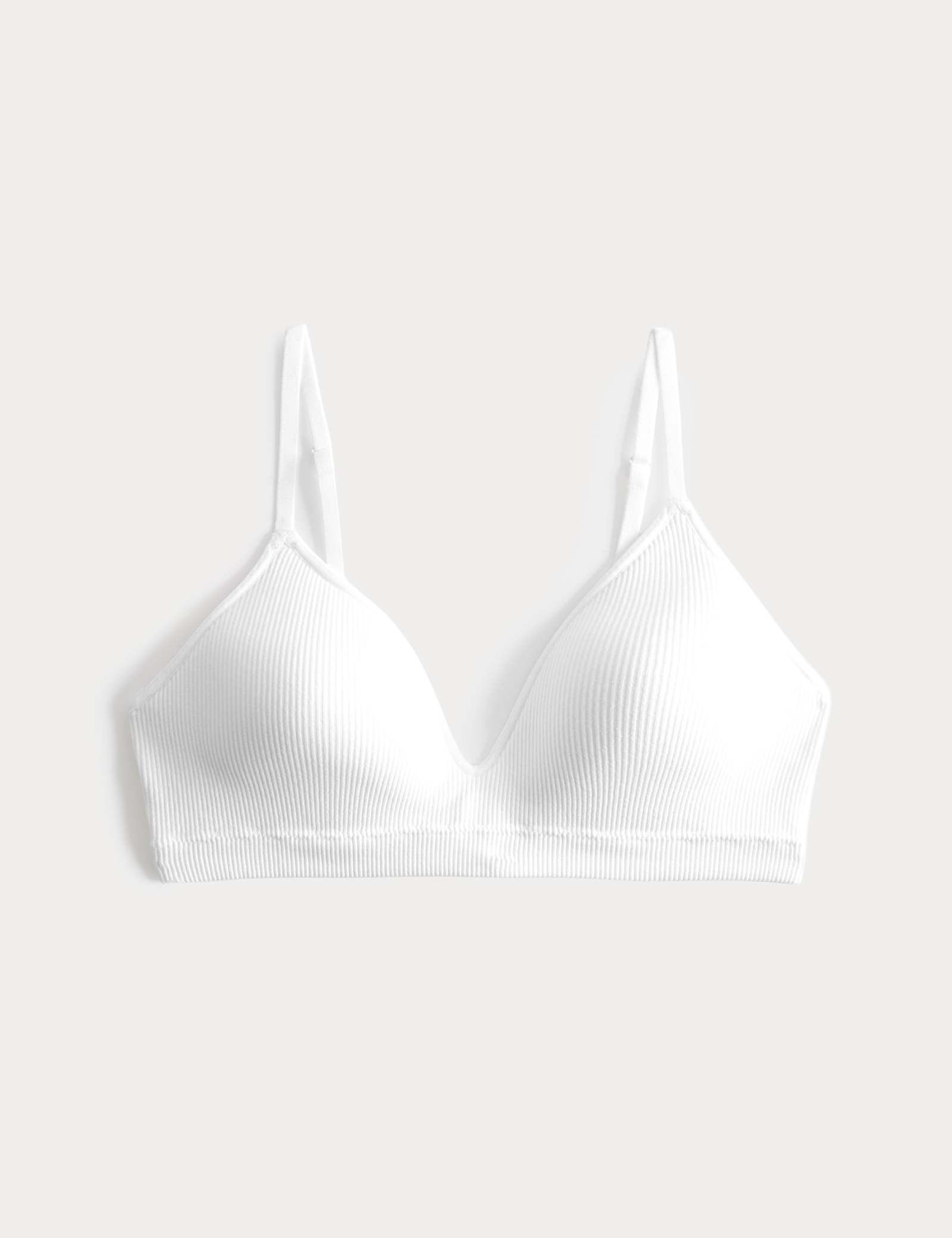 Seamless Ribbed Non Wired First Bra - image 1