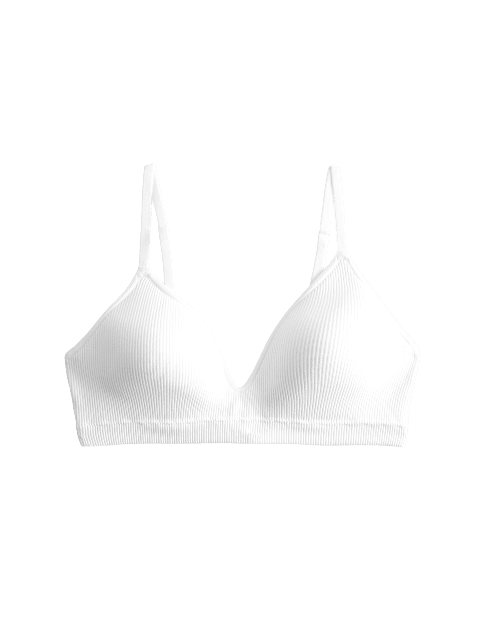 Seamless Ribbed Non Wired First Bra - image 2