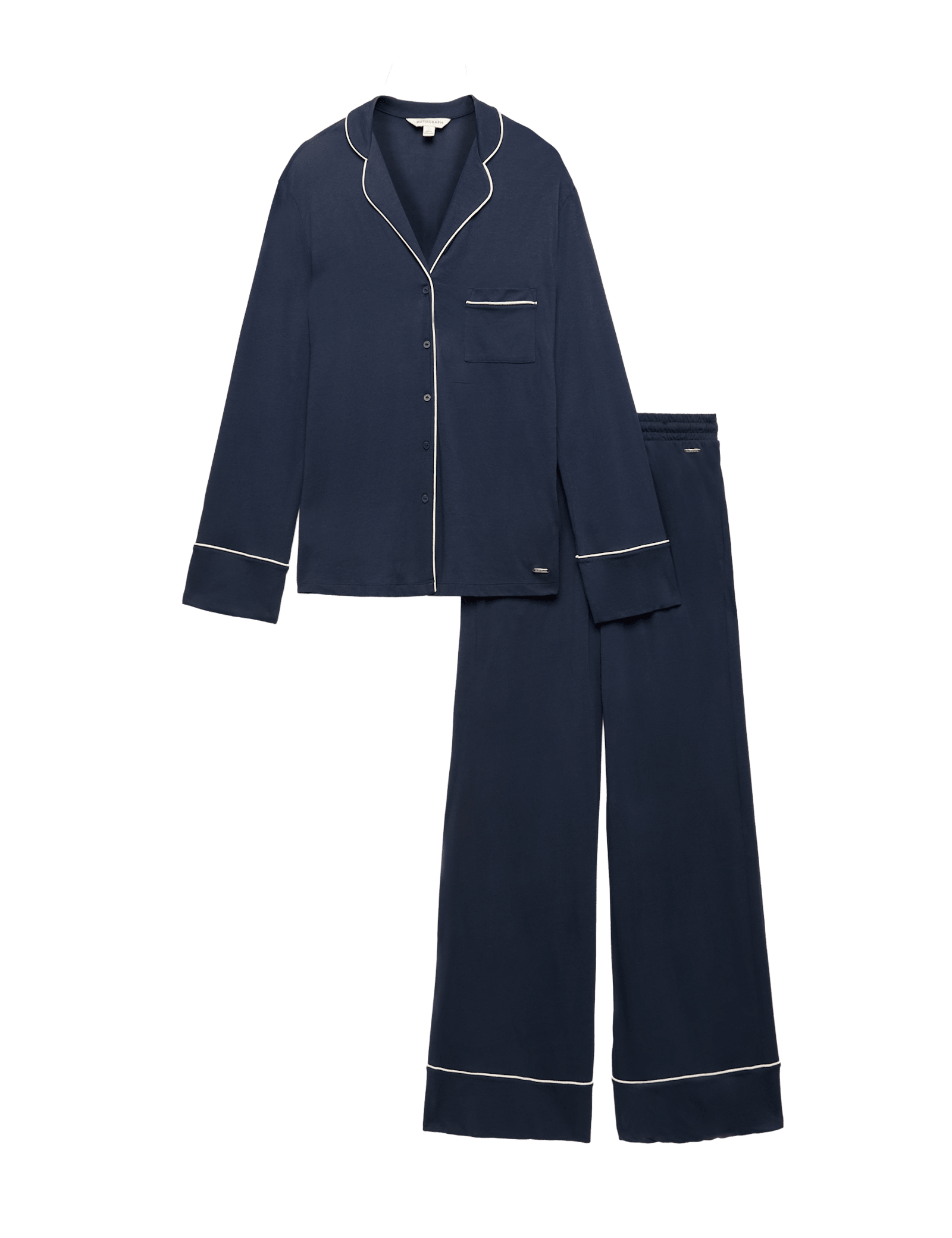 Cotton Modal Revere Pyjama Set - image 3