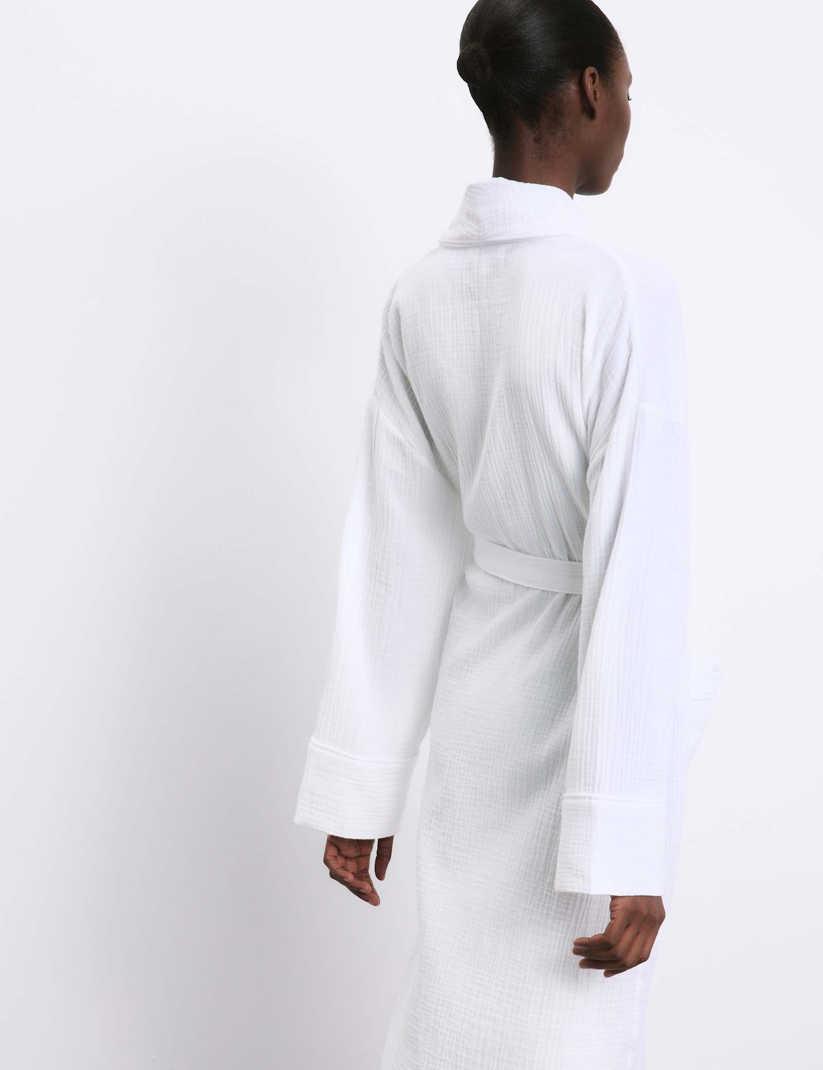 Pure Cotton Muslin Dressing Gown - image 5