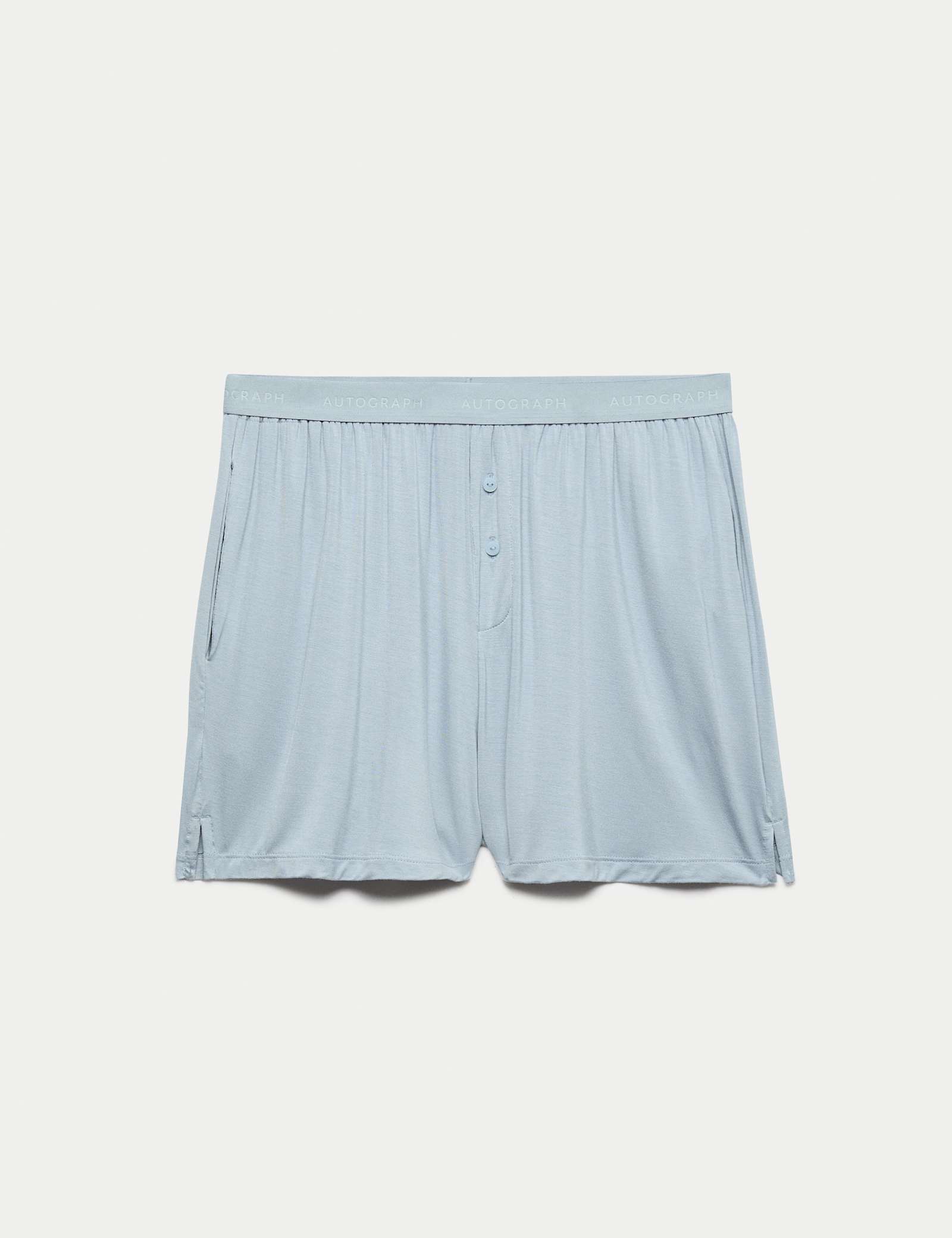 Button Fly Detail Pyjama Shorts - image 1