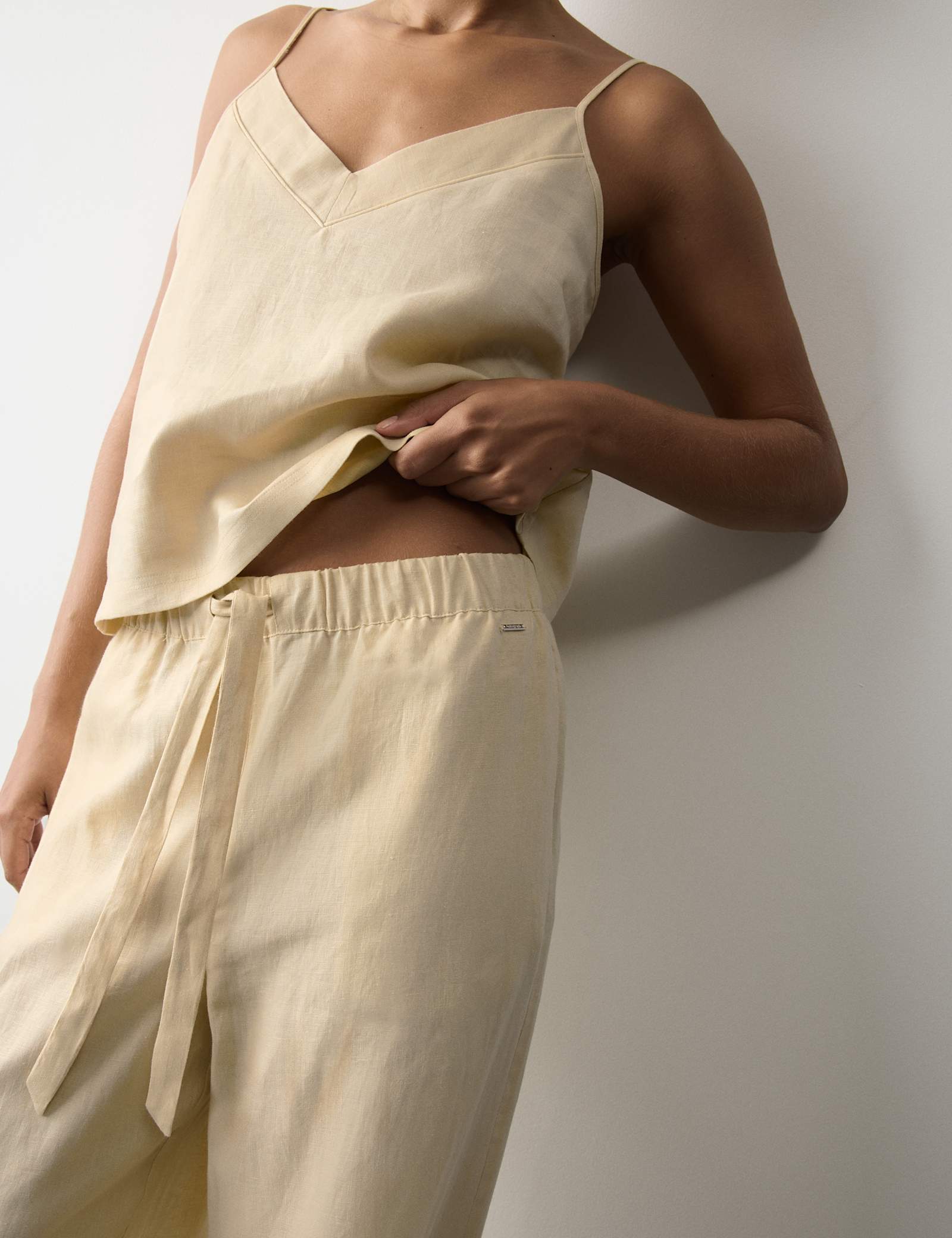 Pure Linen Cami Pyjama Set - image 5