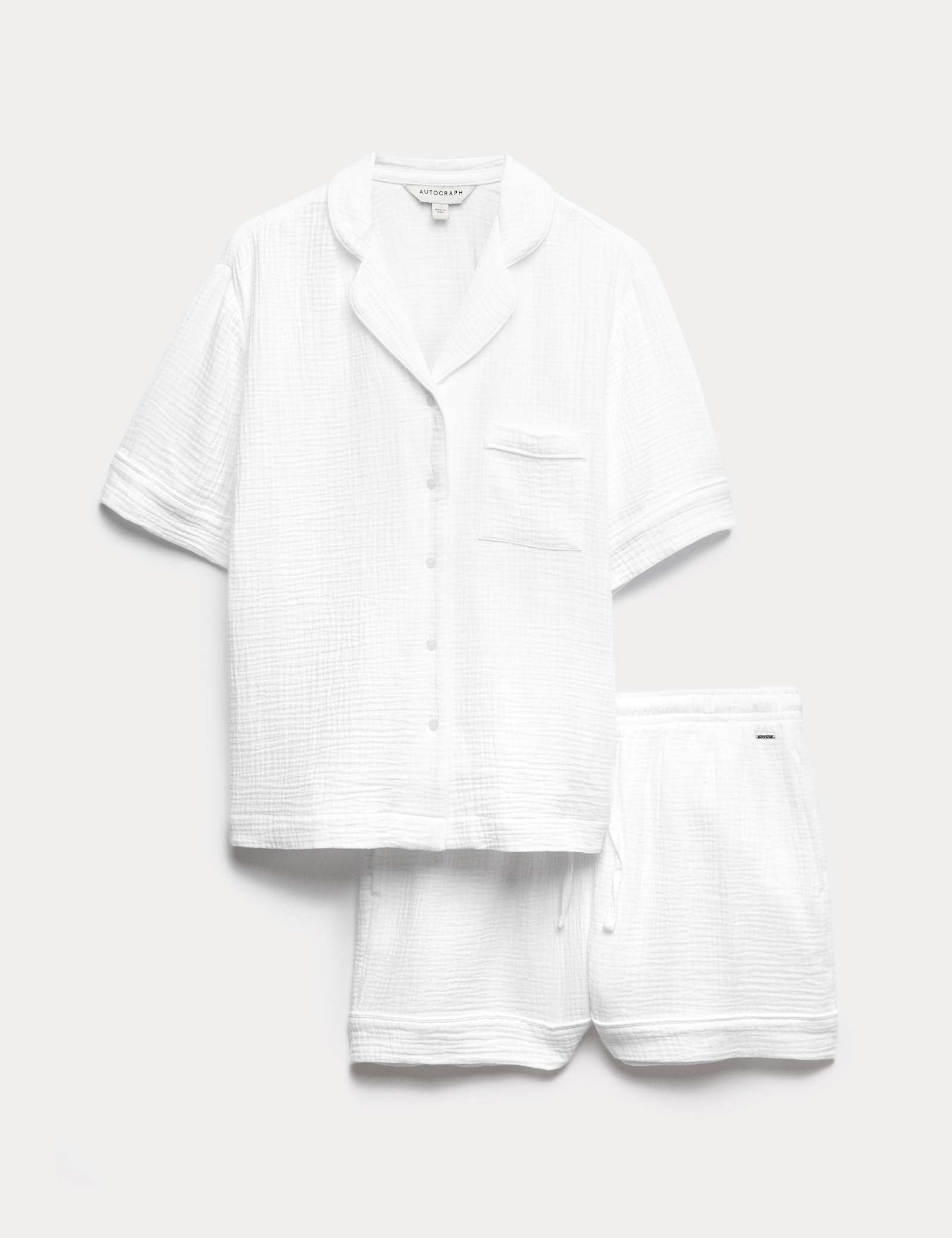 Pure Cotton Muslin Revere Shortie Set - image 1
