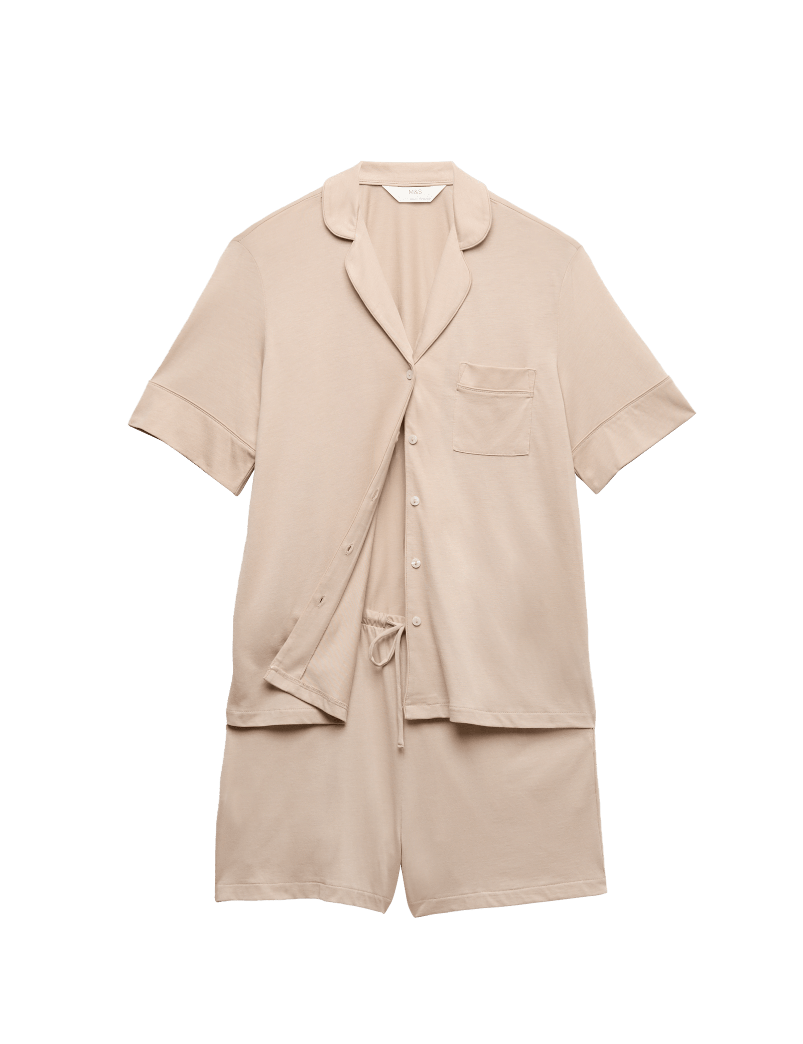 Cotton Modal Revere Shortie Pyjama Set - image 5